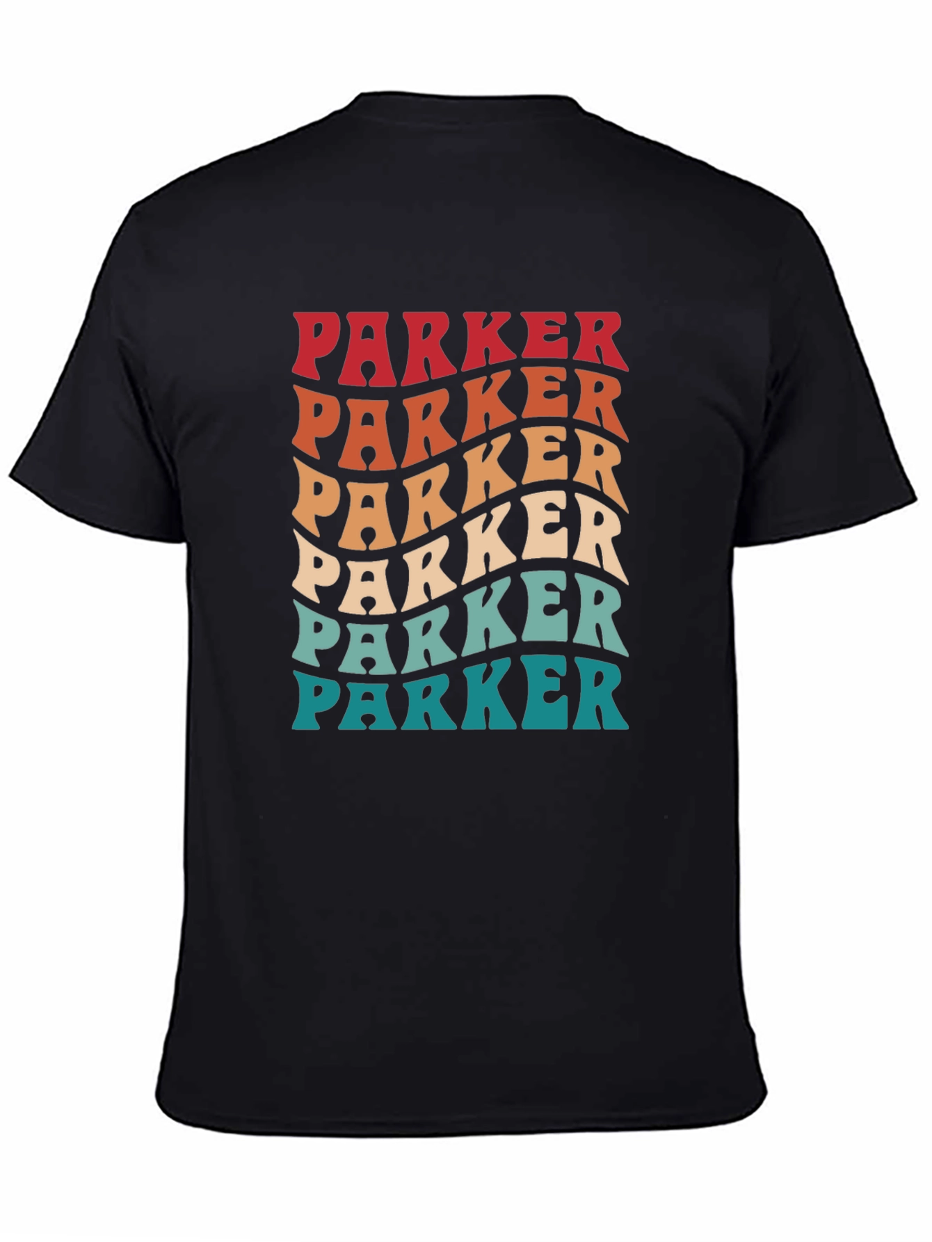 Retro Parker T-Shirt - Personalized Name Tee