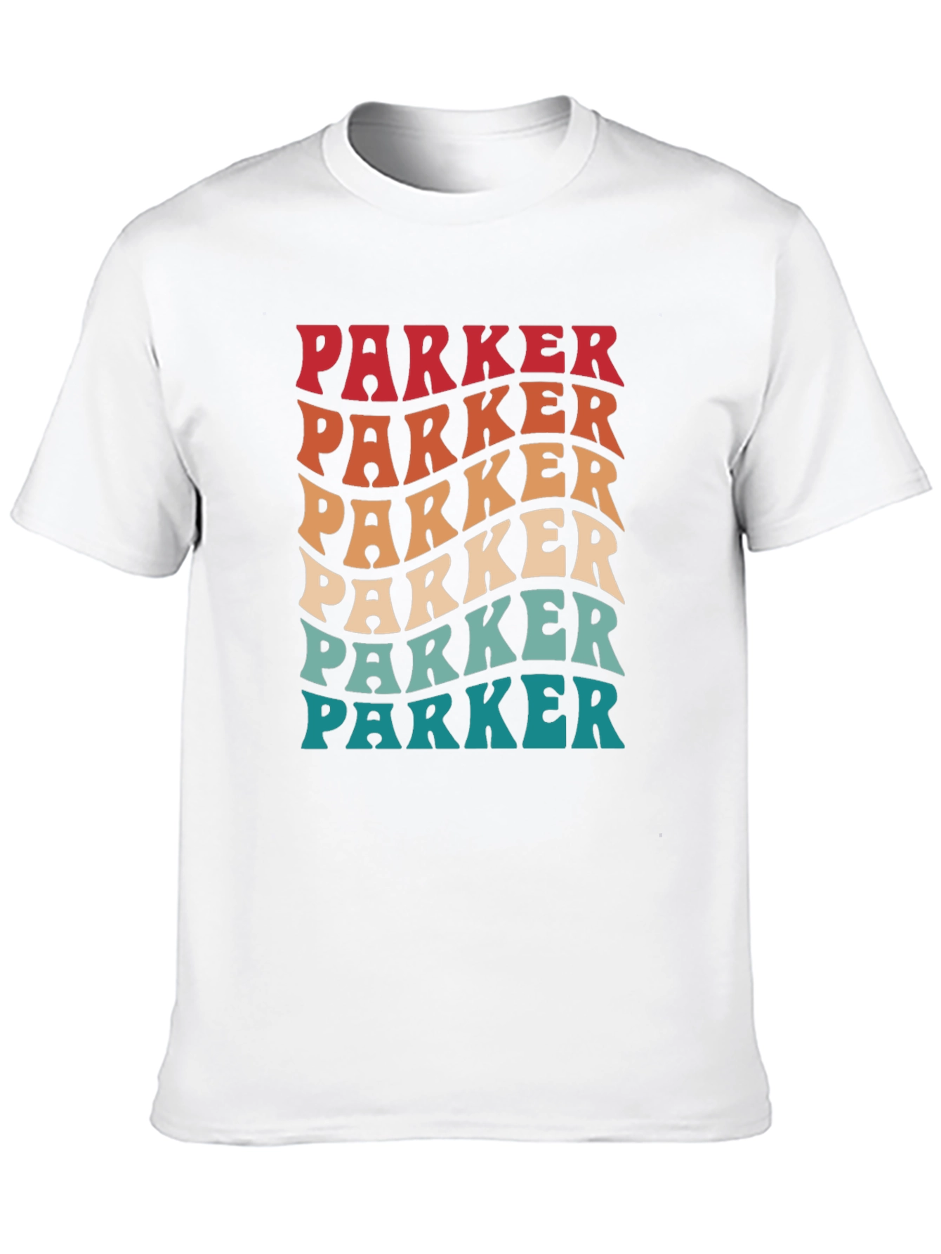 Retro Parker T-Shirt - Personalized Name Tee