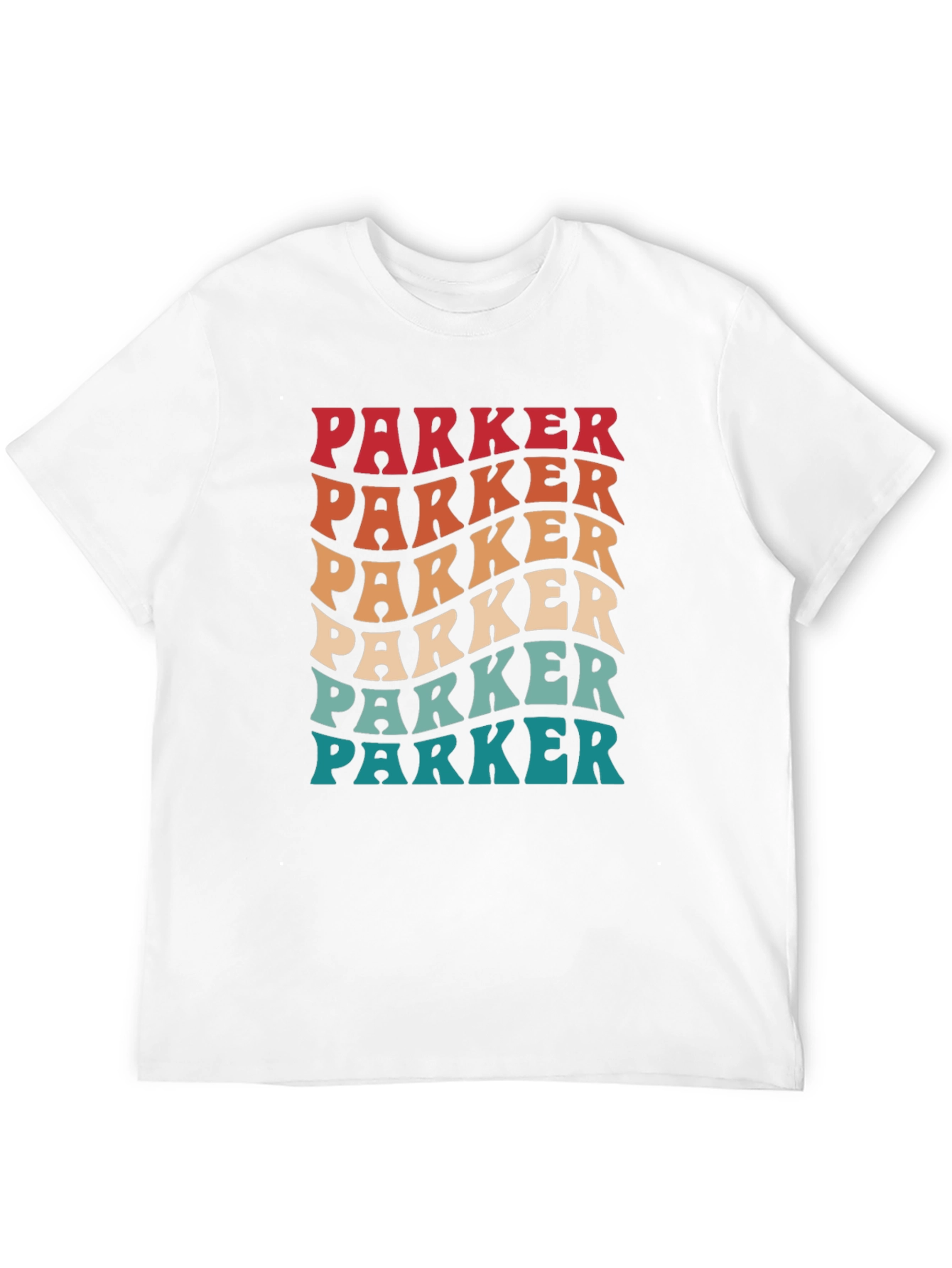 Retro Parker T-Shirt - Personalized Name Tee