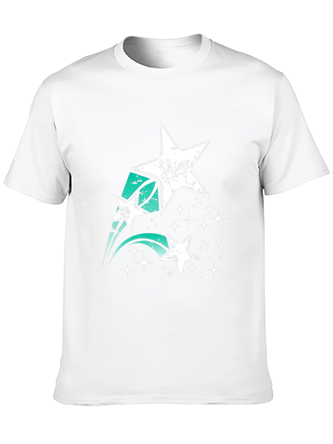 Shine Star Graphic Black T-Shirt