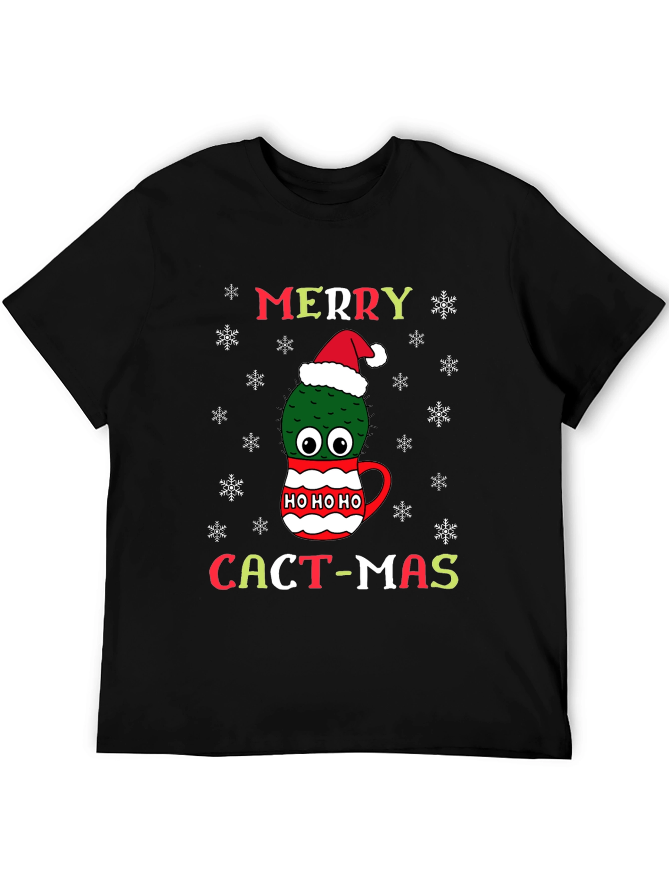 Merry Cact-Mas T-Shirt Cactus Christmas