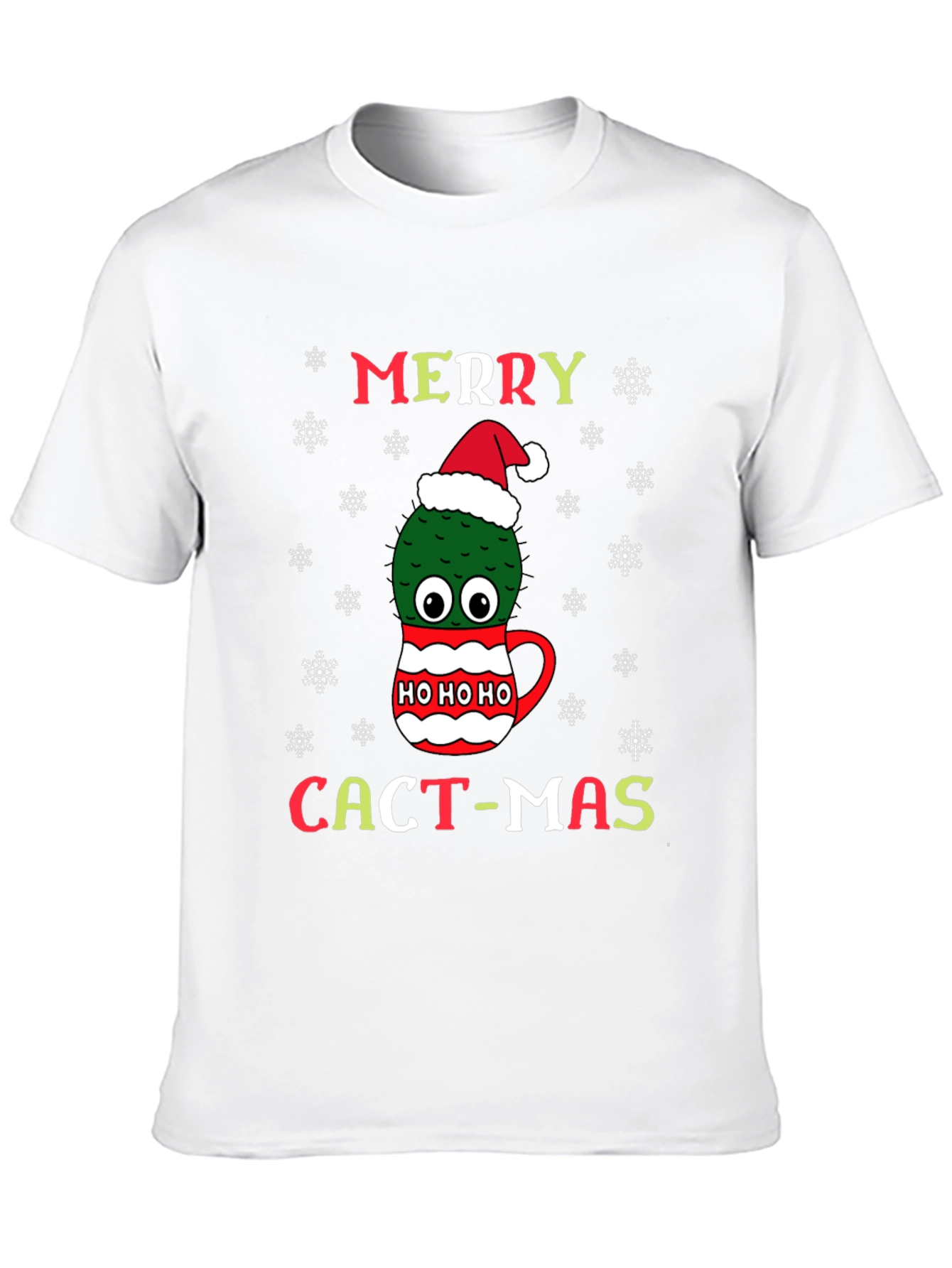 Merry Cact-Mas T-Shirt Cactus Christmas
