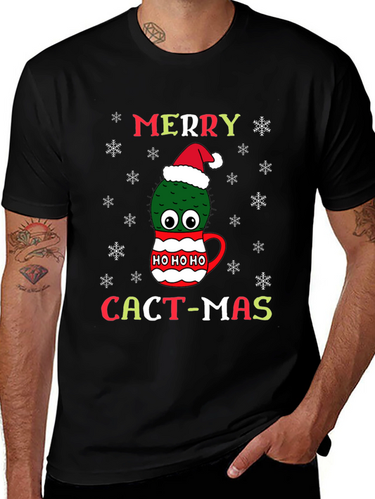 Merry Cact-Mas T-Shirt Cactus Christmas