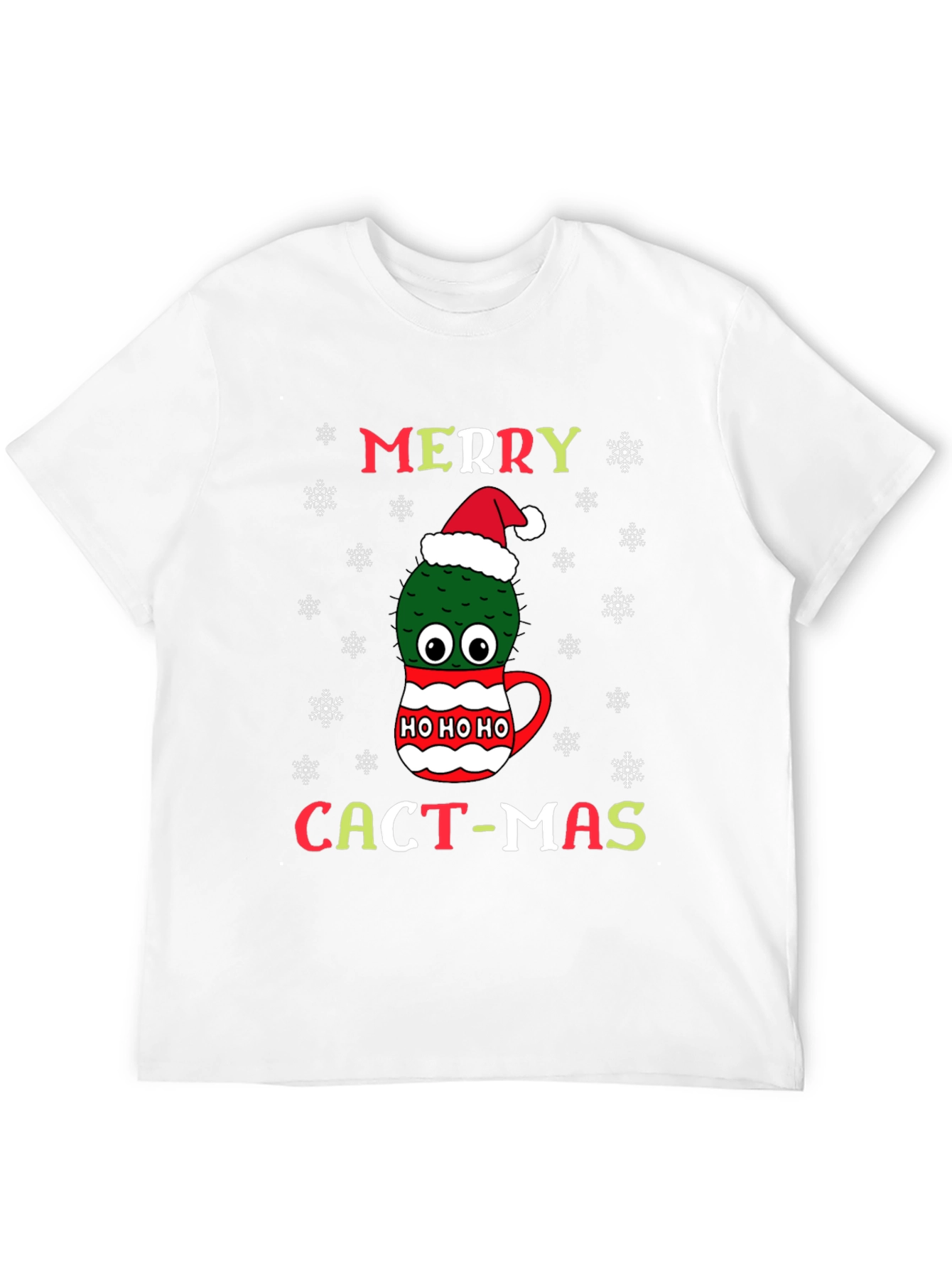 Merry Cact-Mas T-Shirt Cactus Christmas