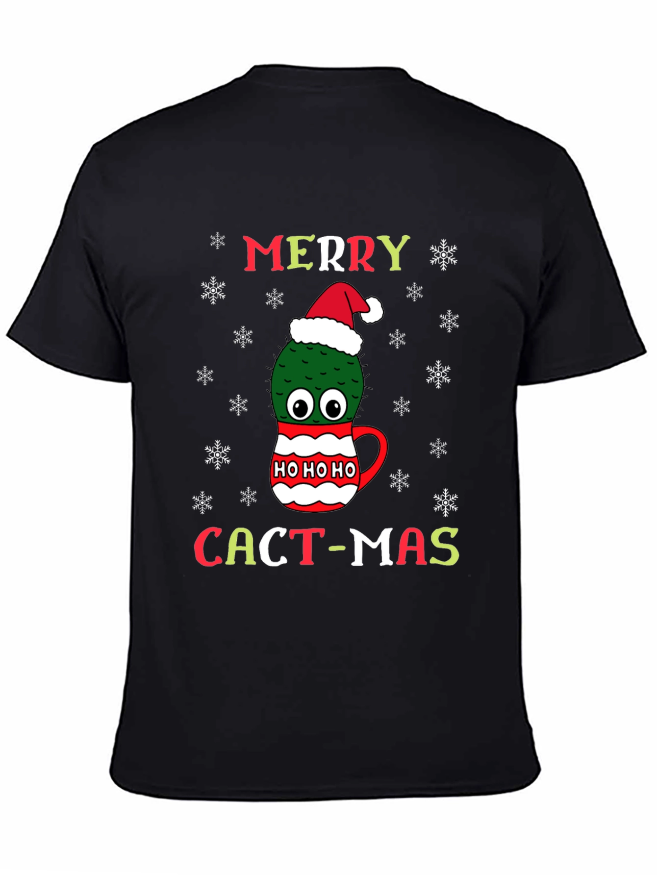 Merry Cact-Mas T-Shirt Cactus Christmas