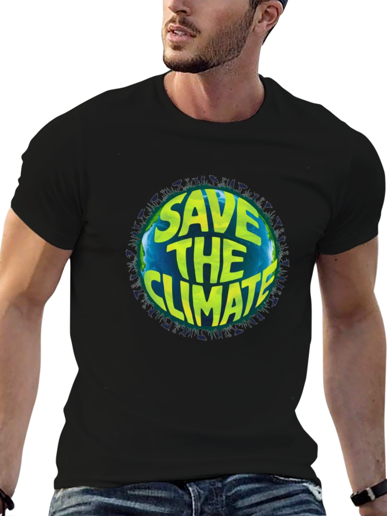 Save the Climate T-Shirt Earth Graphic Tee