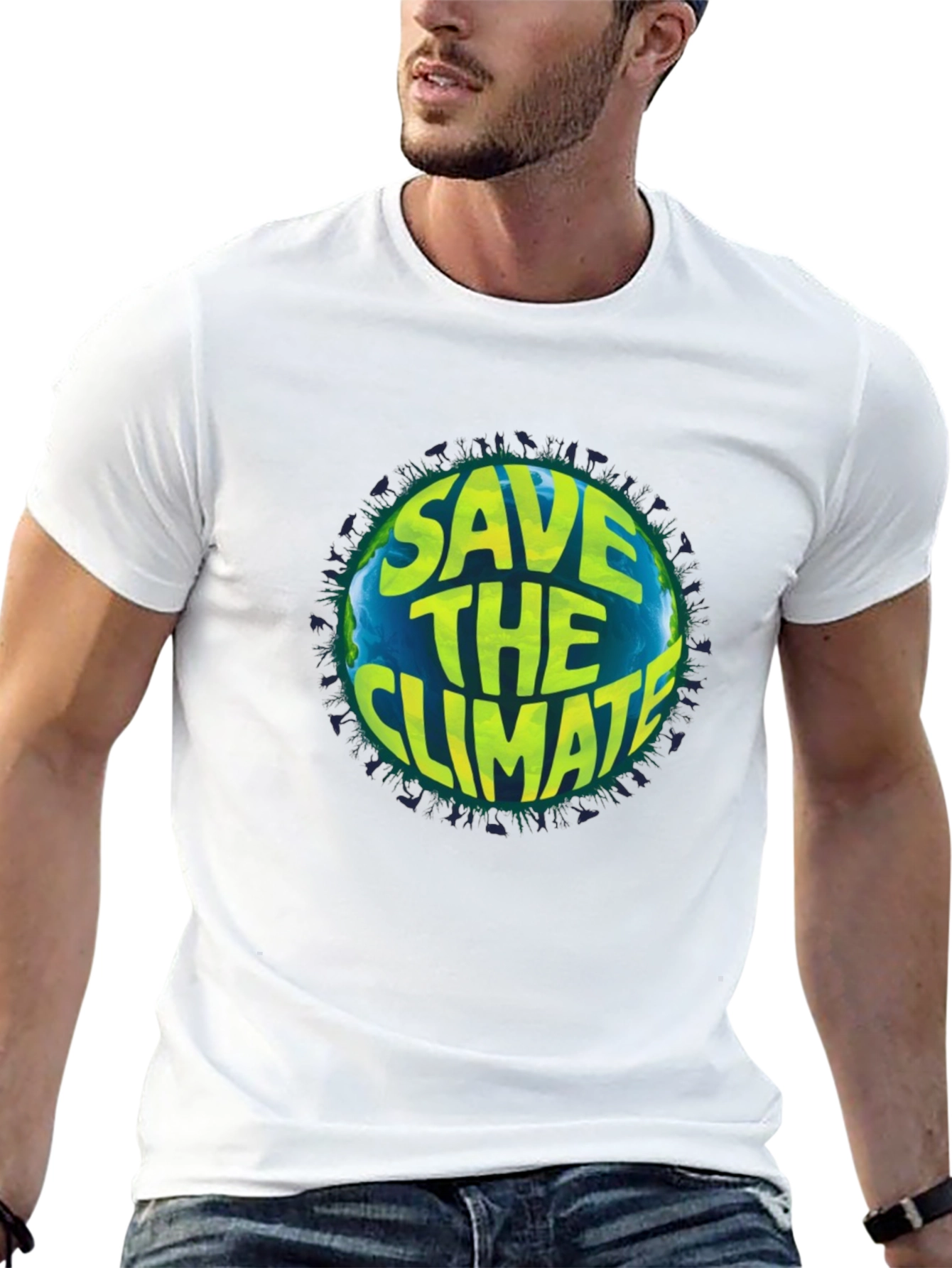 Save the Climate T-Shirt Earth Graphic Tee