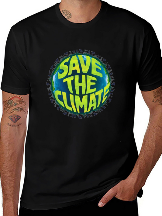 Save the Climate T-Shirt Earth Graphic Tee