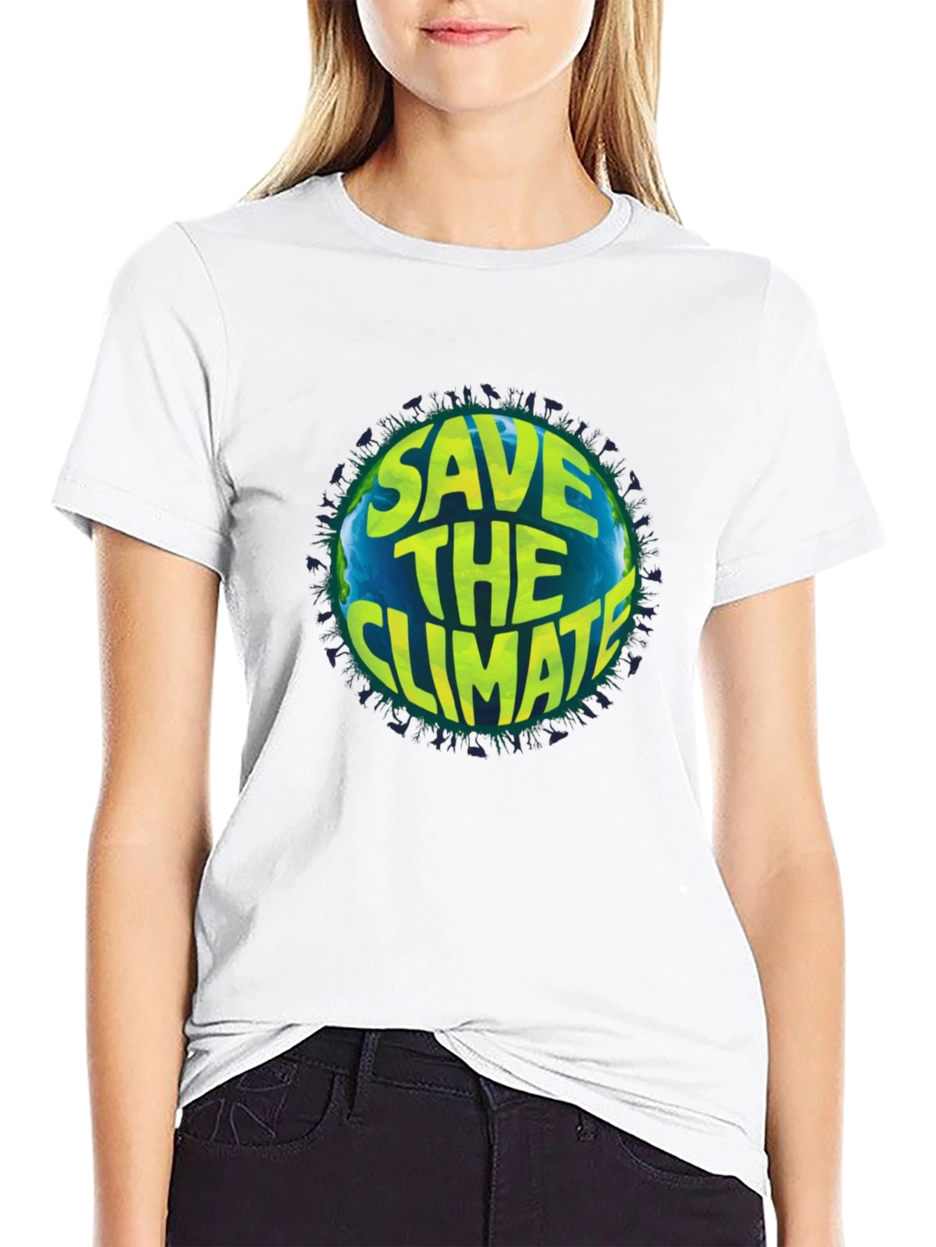 Save the Climate T-Shirt Earth Graphic Tee