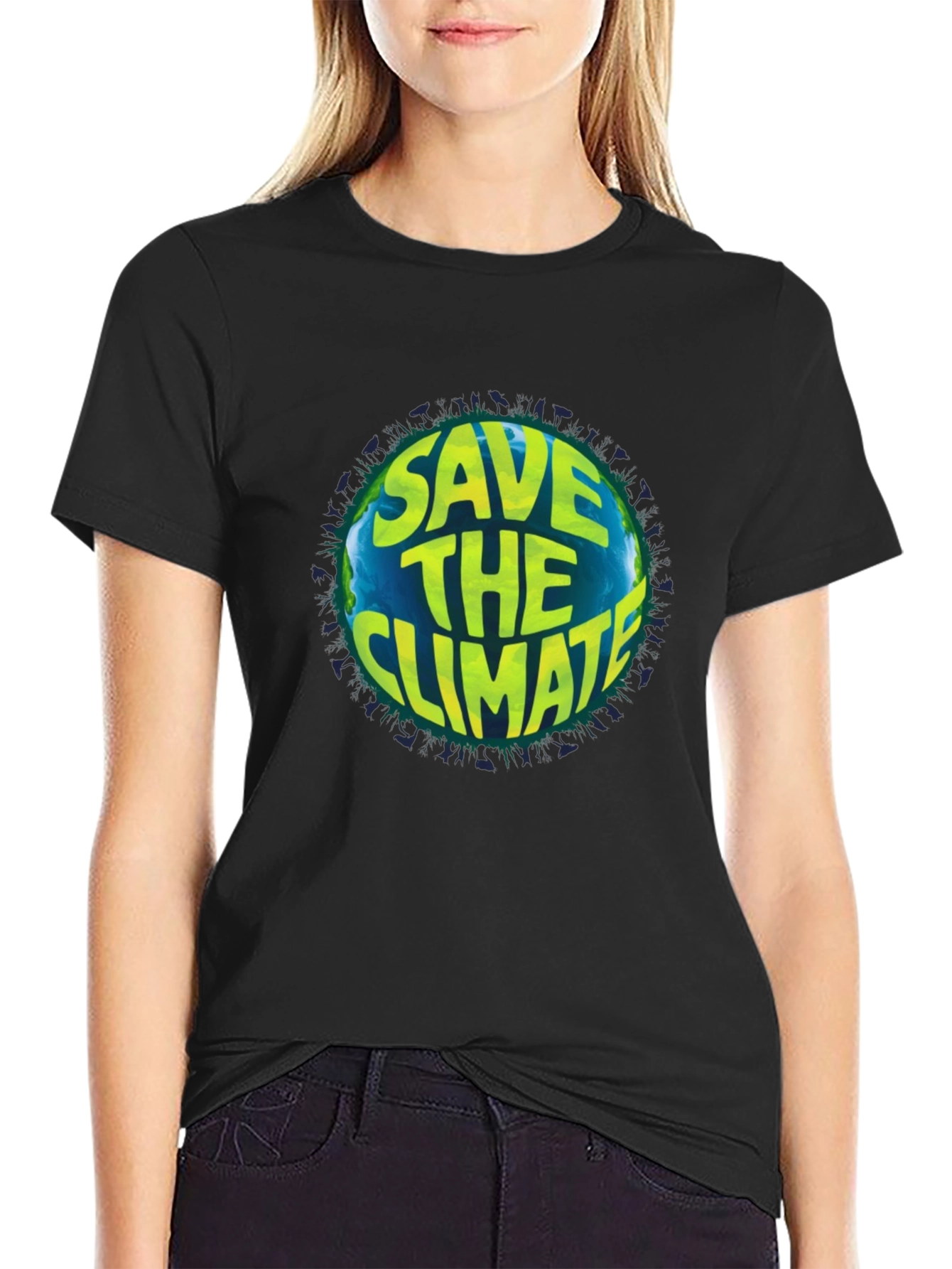 Save the Climate T-Shirt Earth Graphic Tee