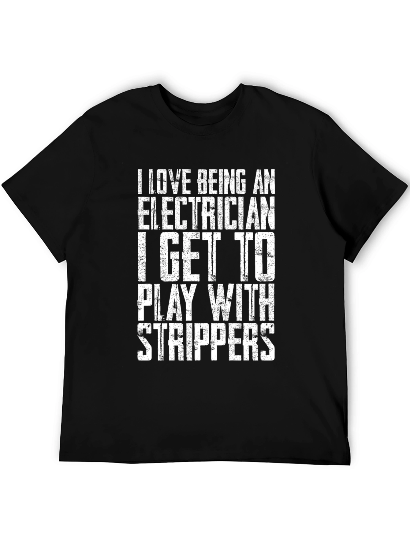 Electrician Strippers T-Shirt Funny Job Gift