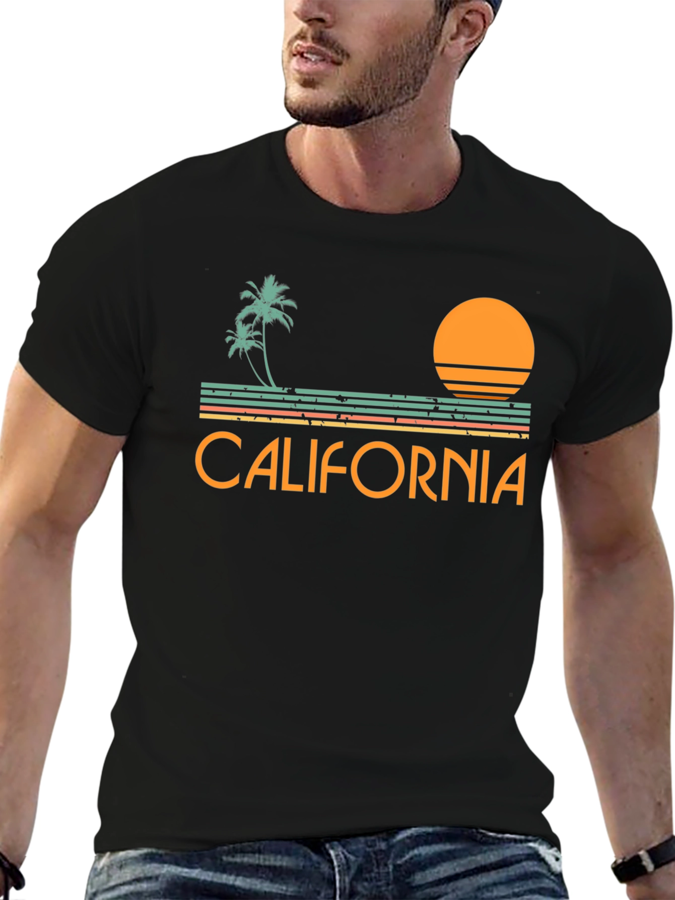 California Sunset Graphic T-Shirt