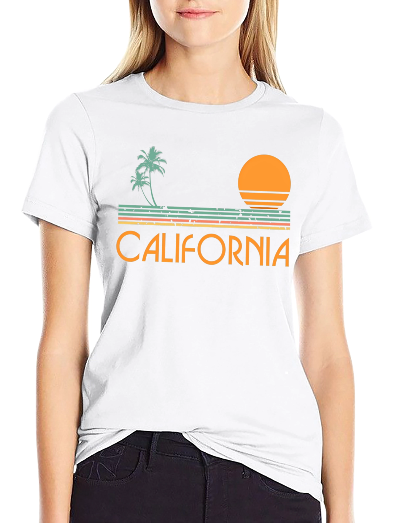 California Sunset Graphic T-Shirt