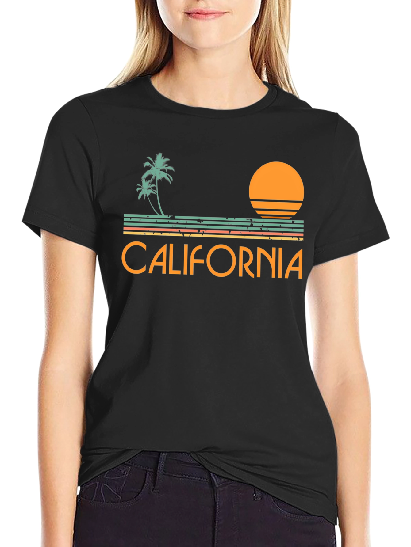 California Sunset Graphic T-Shirt