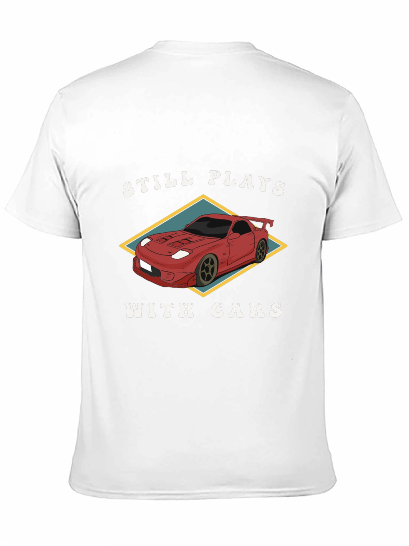 Still Plays With Cars Black T-Shirt