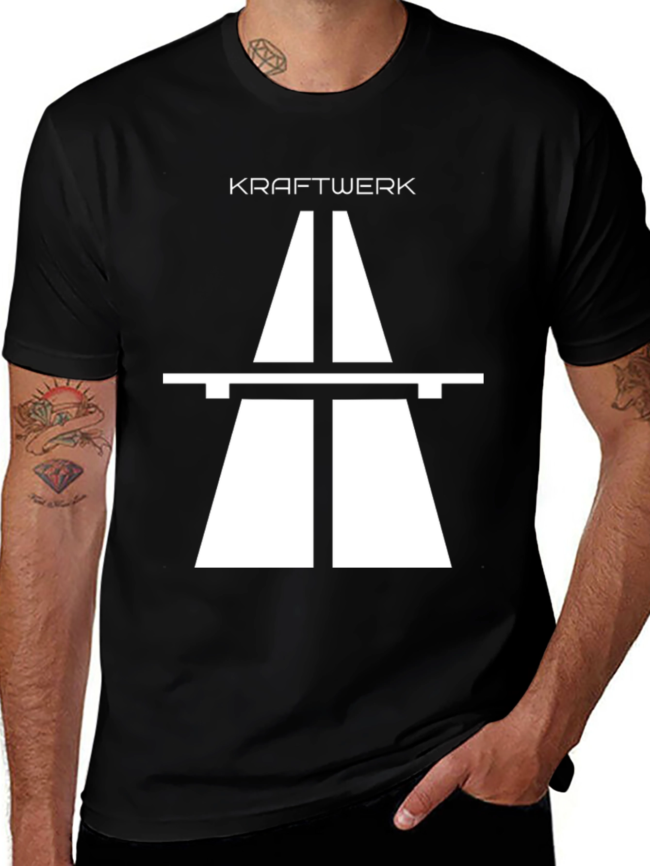 Kraftwerk Autobahn Graphic Black T-Shirt