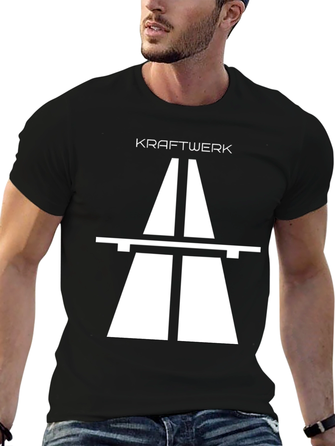Kraftwerk Autobahn Graphic Black T-Shirt