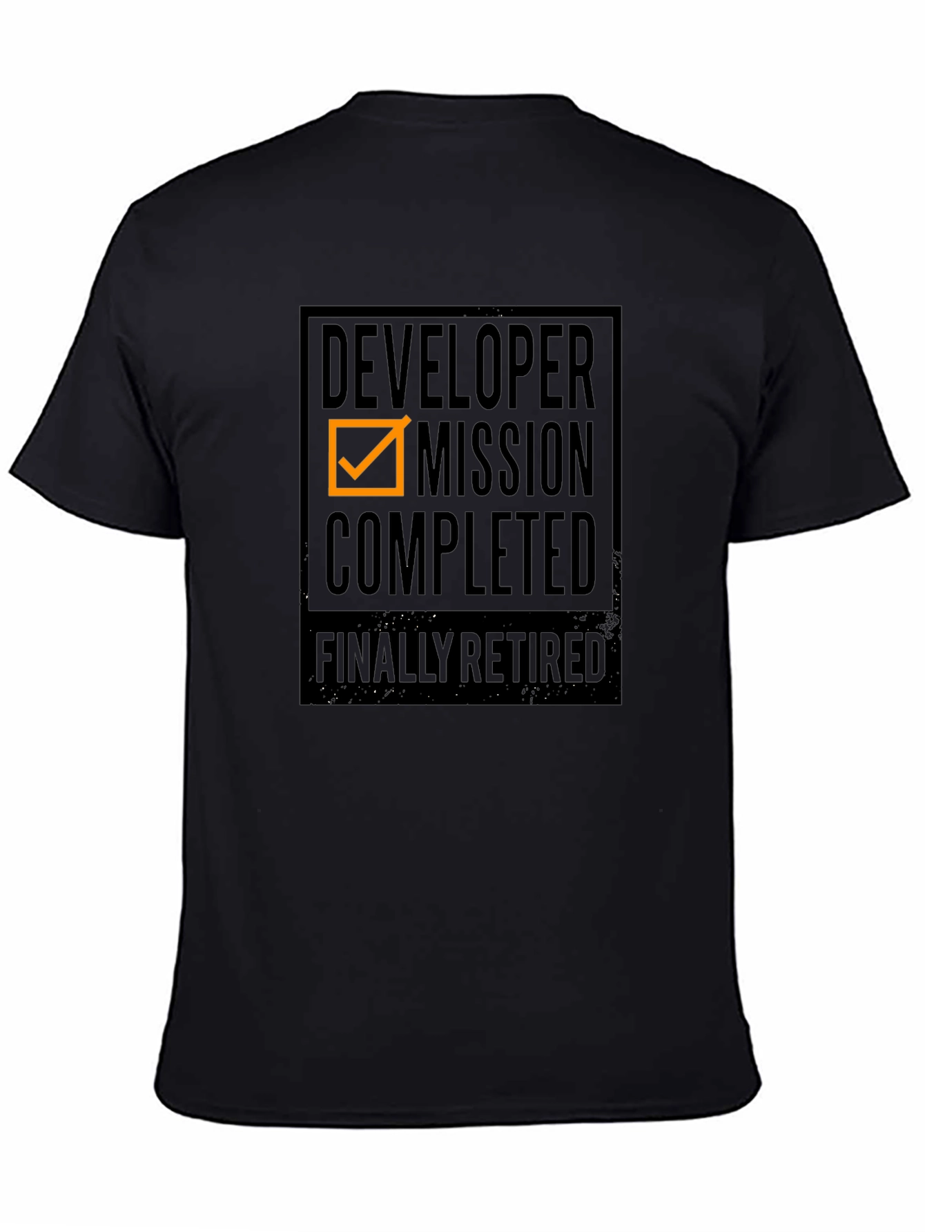 Developer Mission Completed T-Shirt - Retirement Gift