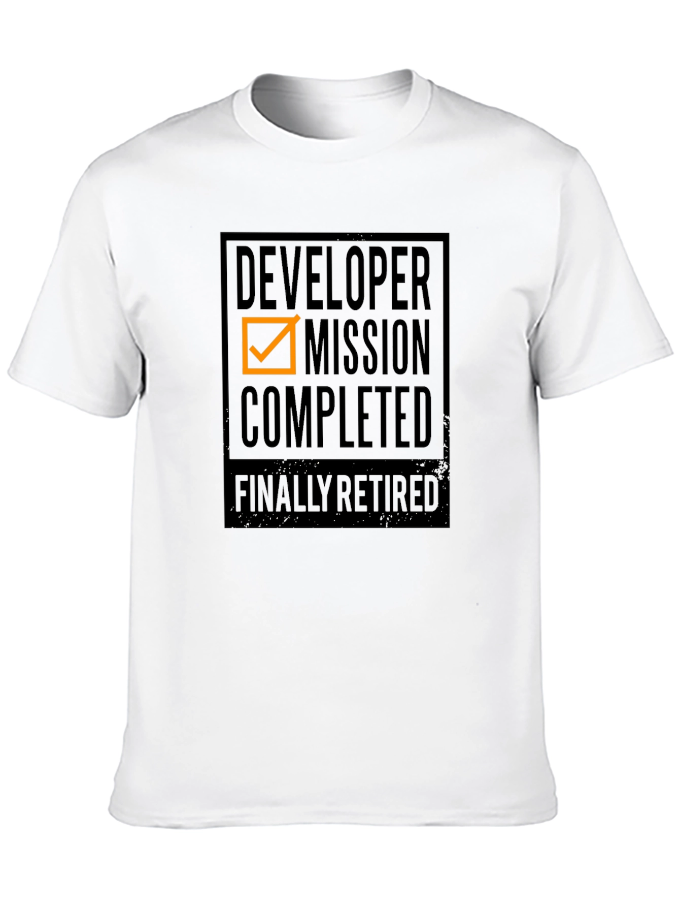 Developer Mission Completed T-Shirt - Retirement Gift