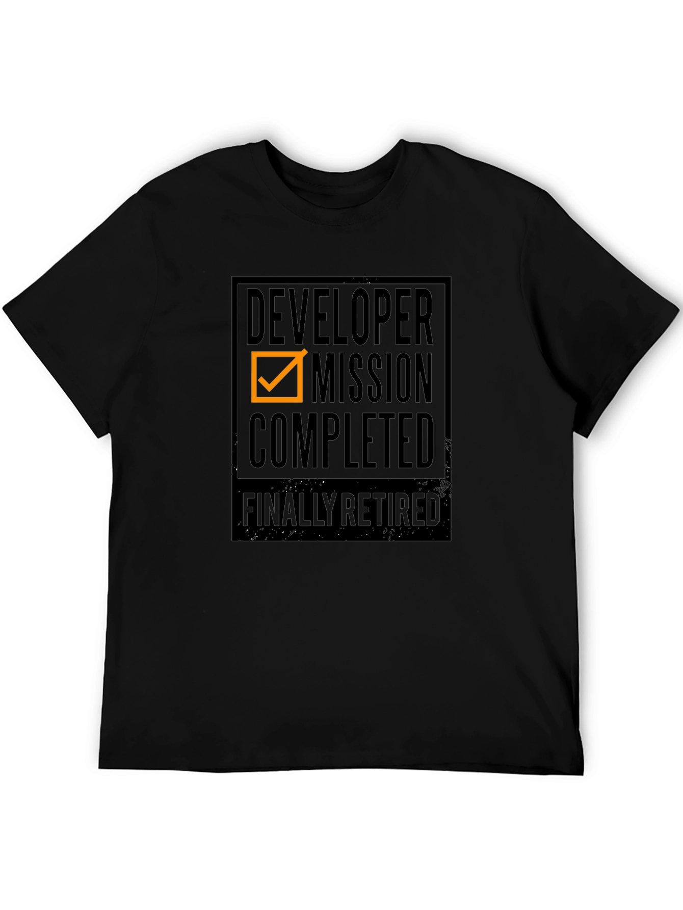 Developer Mission Completed T-Shirt - Retirement Gift