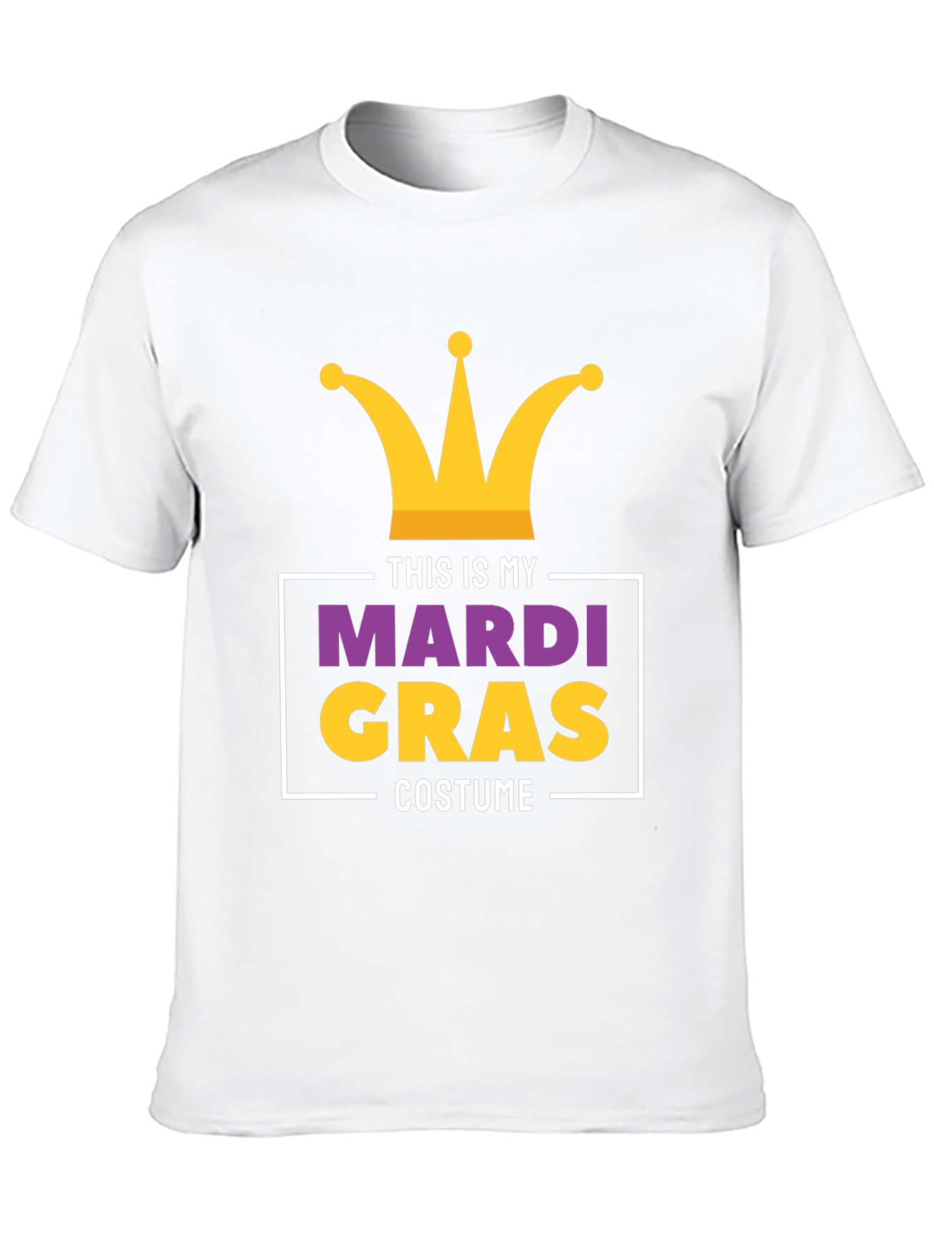 Mardi Gras Costume T-Shirt - Mens