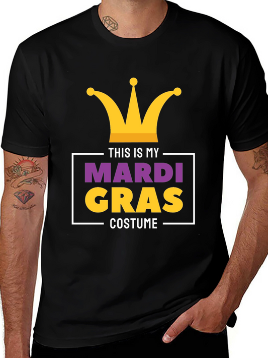 Mardi Gras Costume T-Shirt - Mens