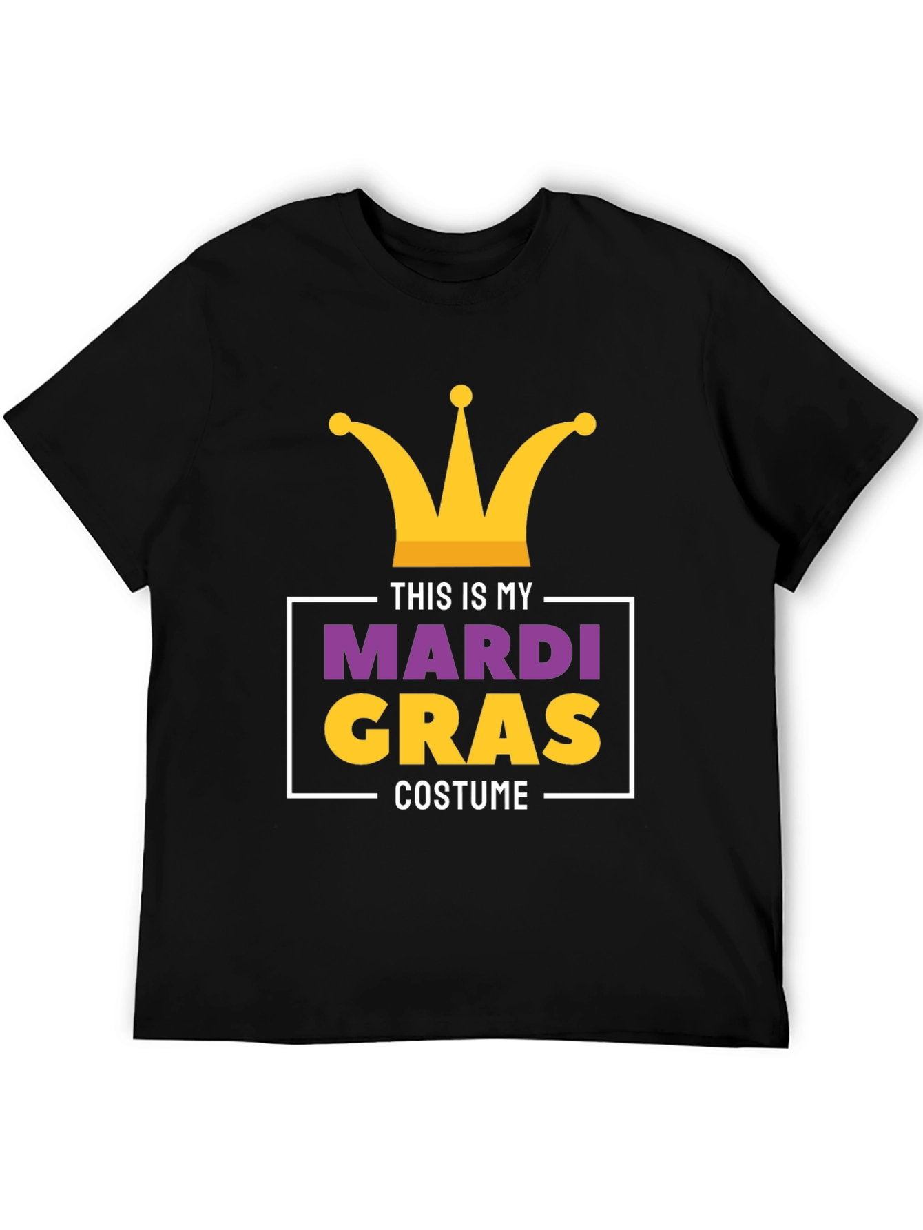 Mardi Gras Costume T-Shirt - Mens