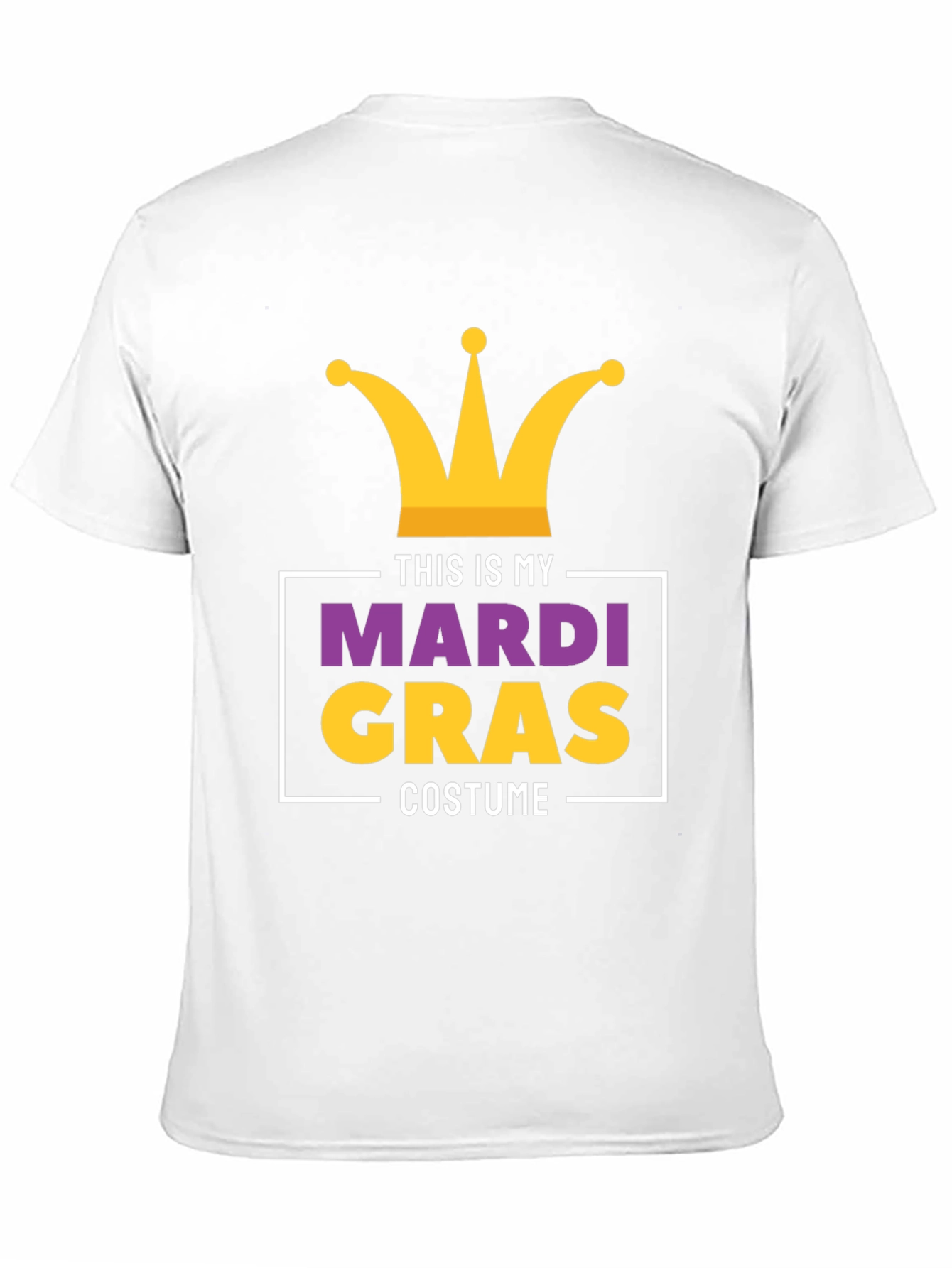 Mardi Gras Costume T-Shirt - Mens