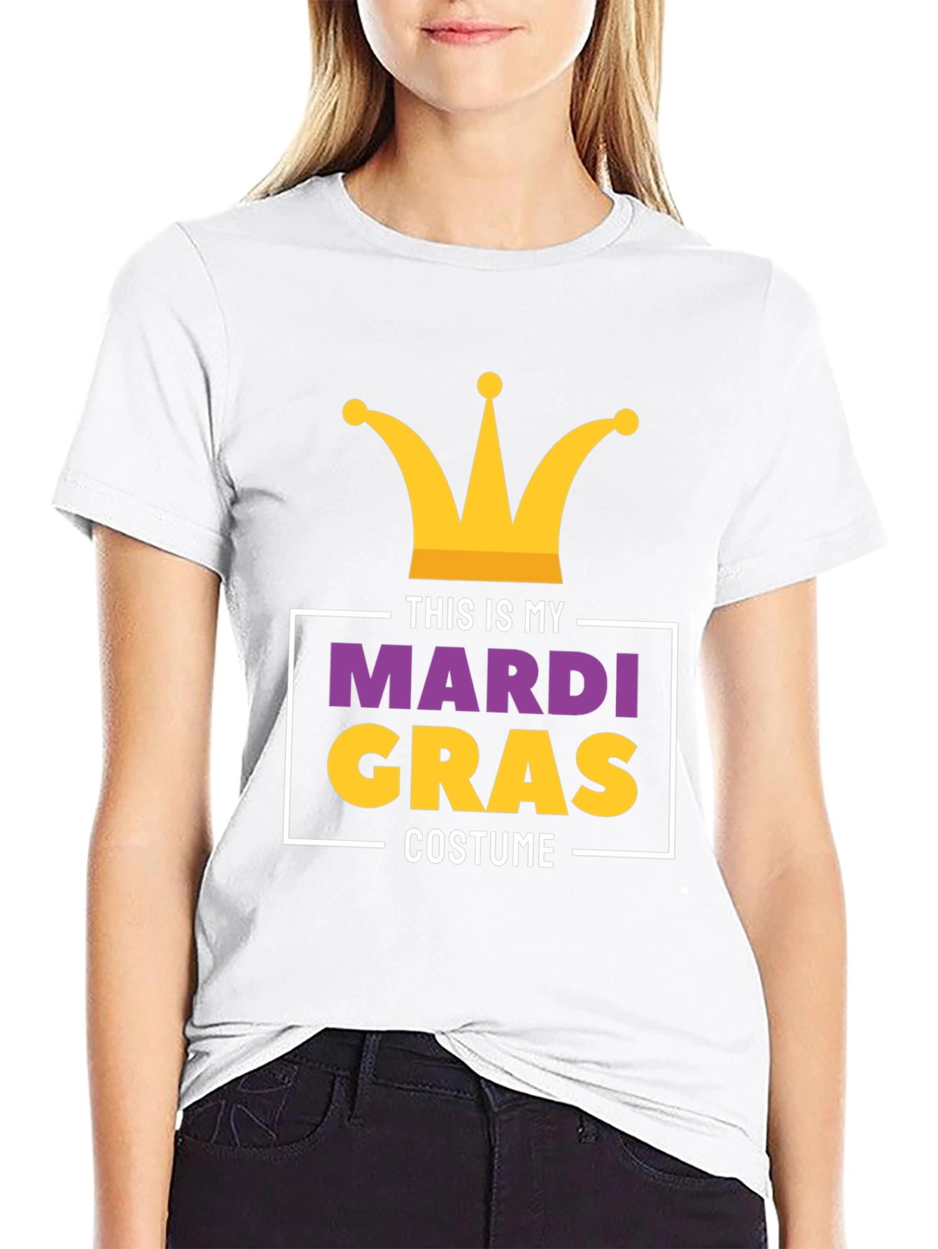 Mardi Gras Costume T-Shirt - Mens