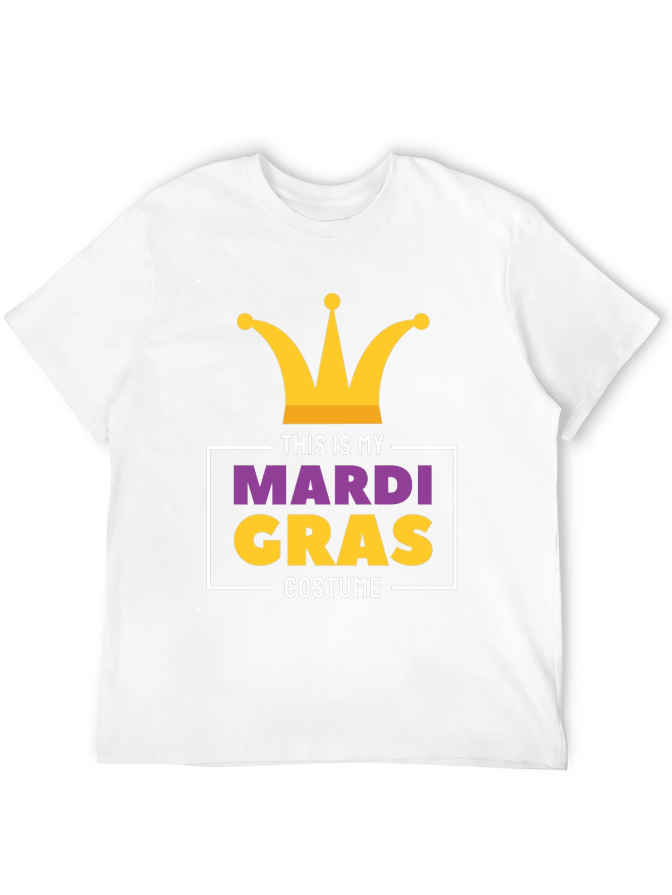 Mardi Gras Costume T-Shirt - Mens