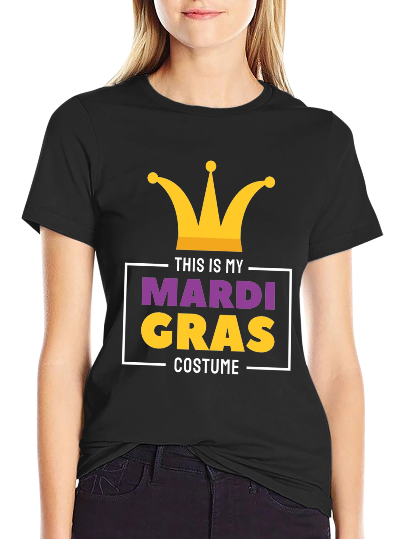 Mardi Gras Costume T-Shirt - Mens