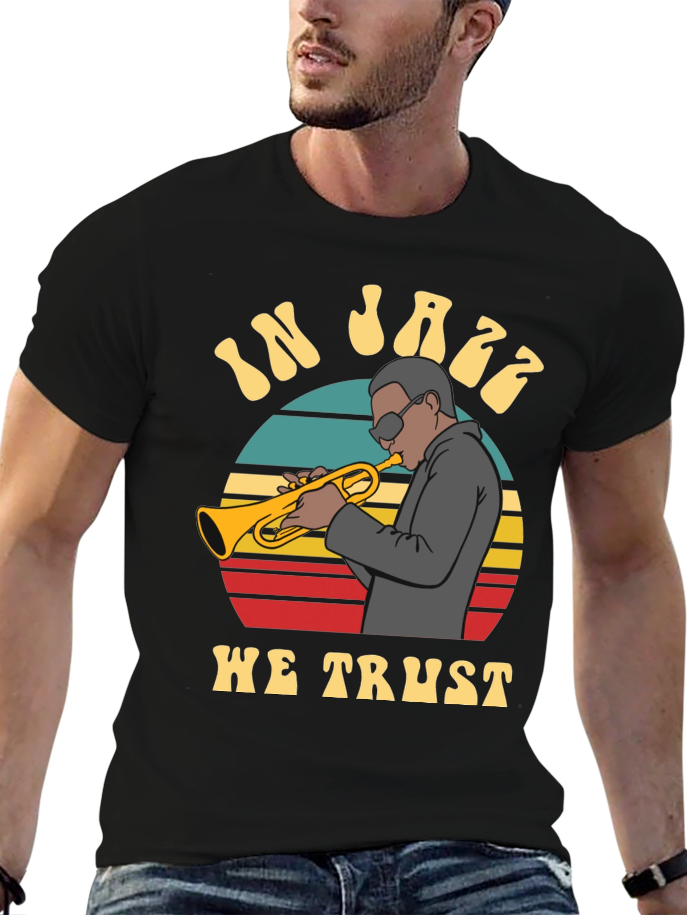 In Jazz We Trust Graphic T-Shirt