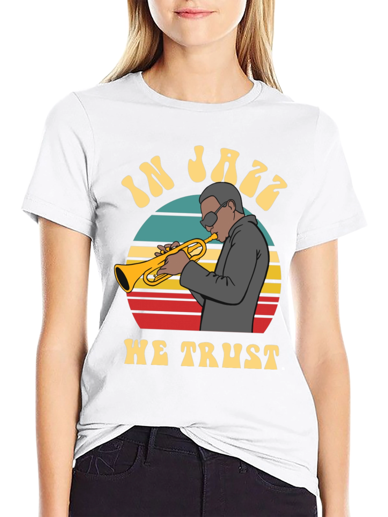 In Jazz We Trust Graphic T-Shirt