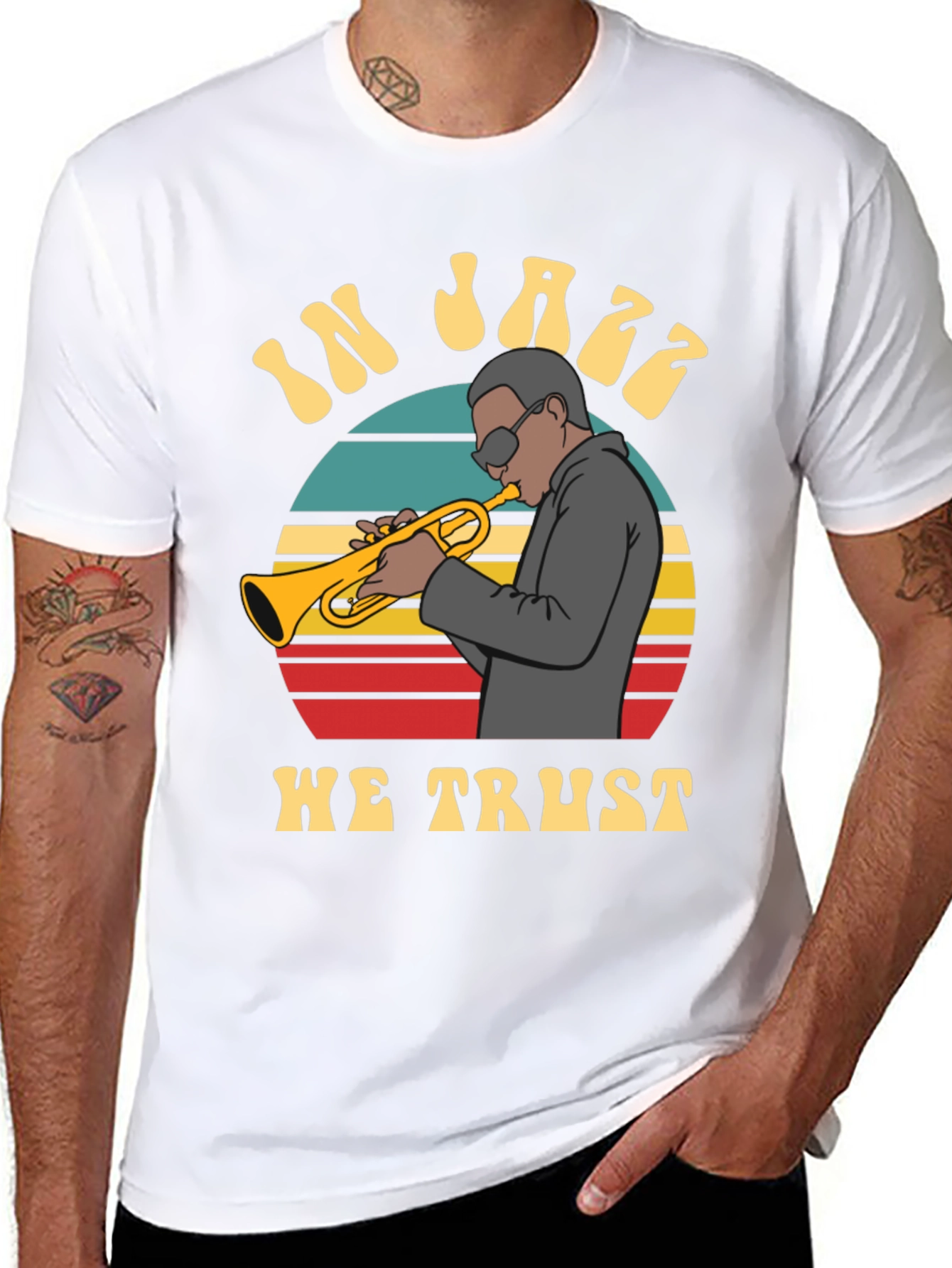 In Jazz We Trust Graphic T-Shirt