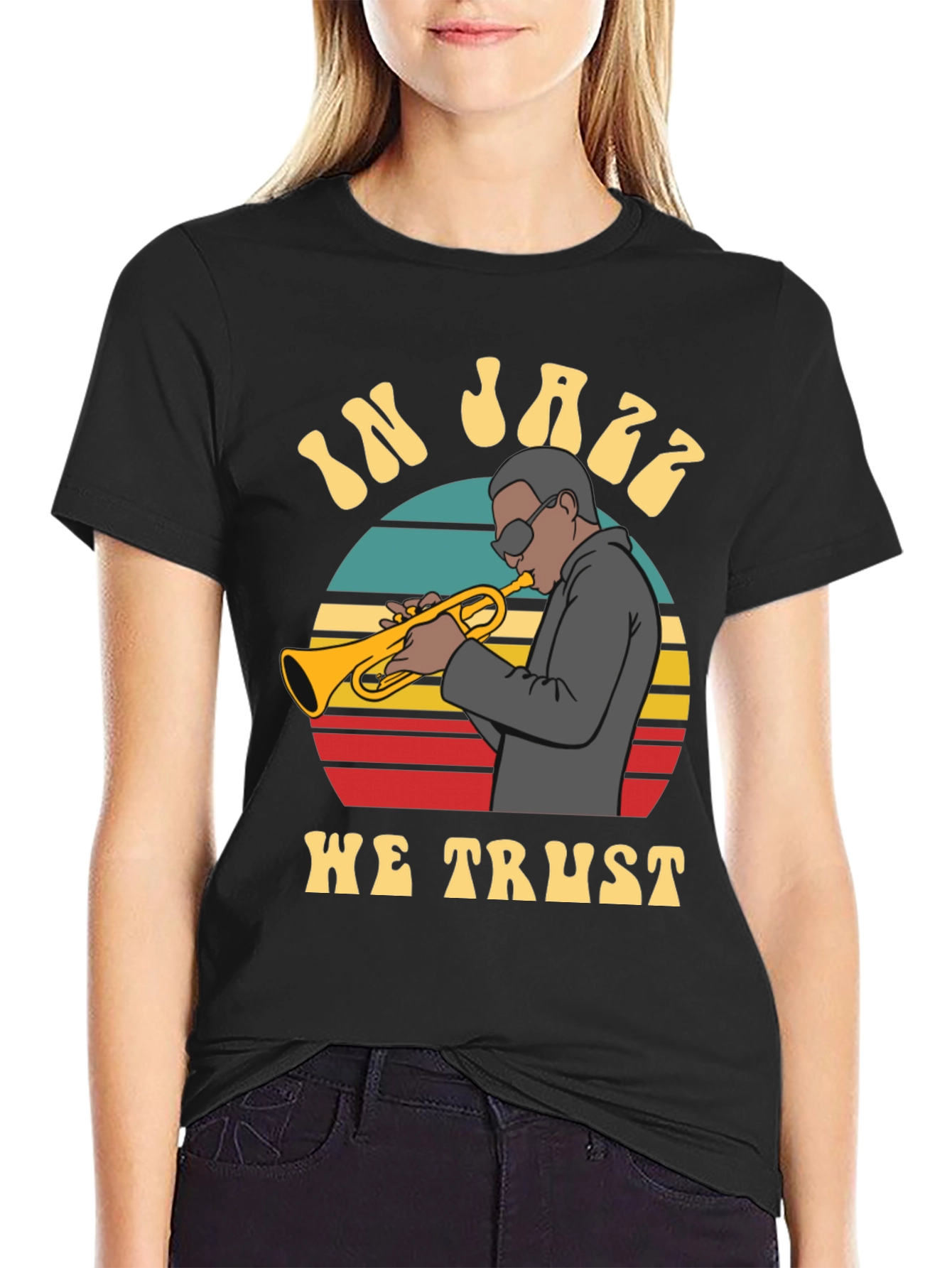 In Jazz We Trust Graphic T-Shirt