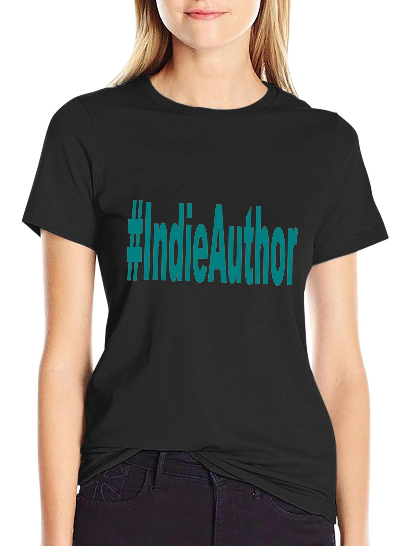 #IndieAuthor Black T-Shirt - Show Your Support!