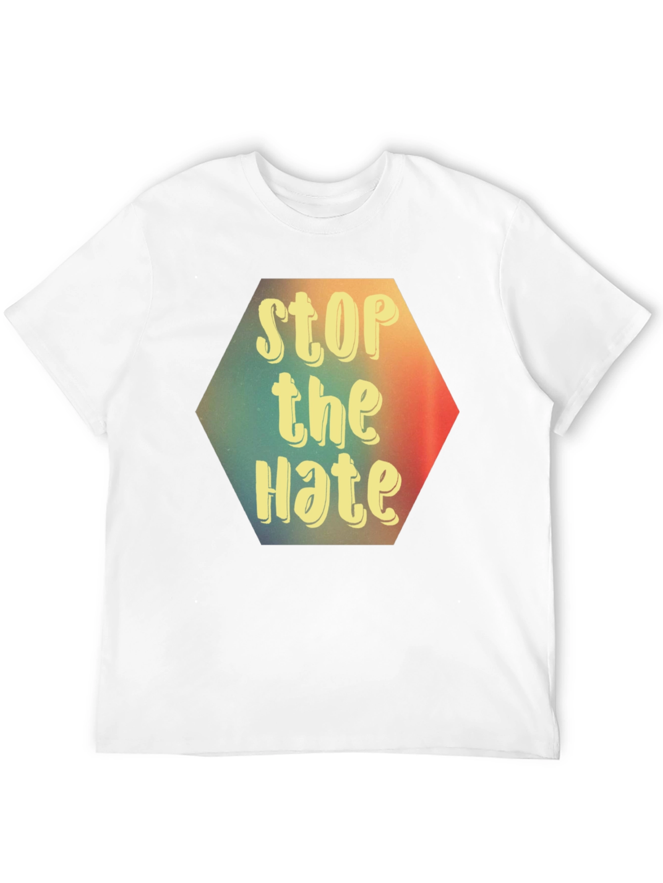 Stop the Hate Graphic Tee - Black Unisex T-Shirt