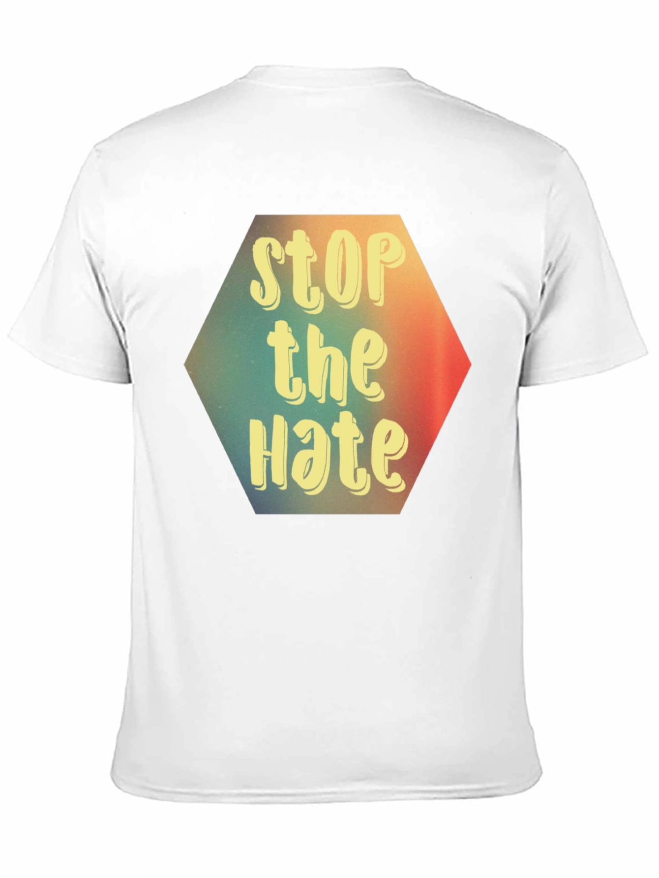 Stop the Hate Graphic Tee - Black Unisex T-Shirt
