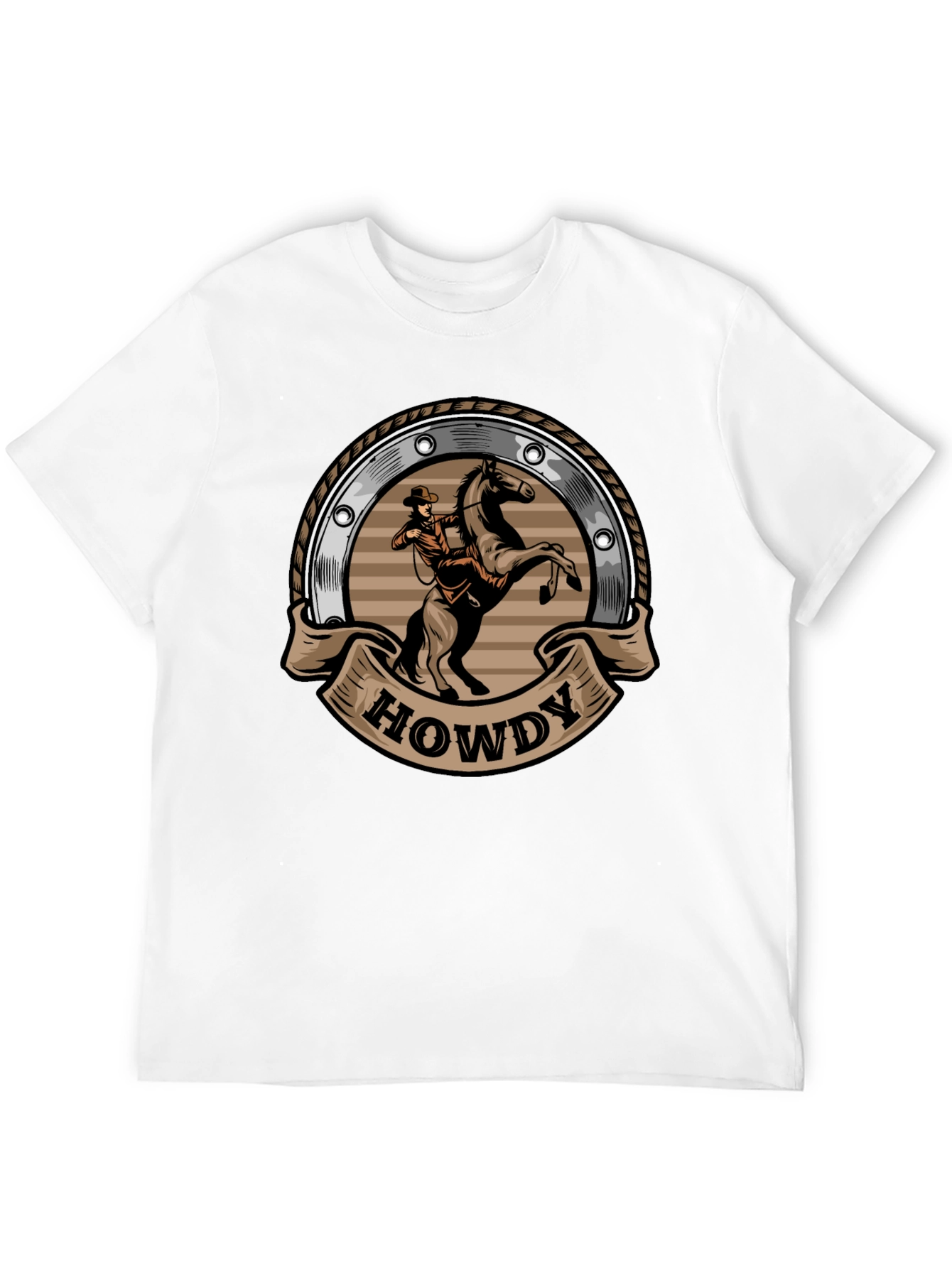 Howdy Cowboy Graphic T-Shirt