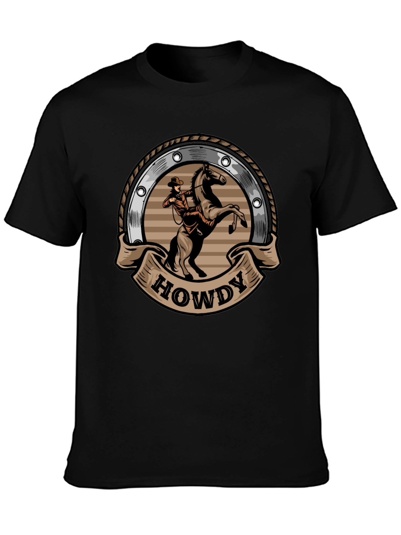 Howdy Cowboy Graphic T-Shirt