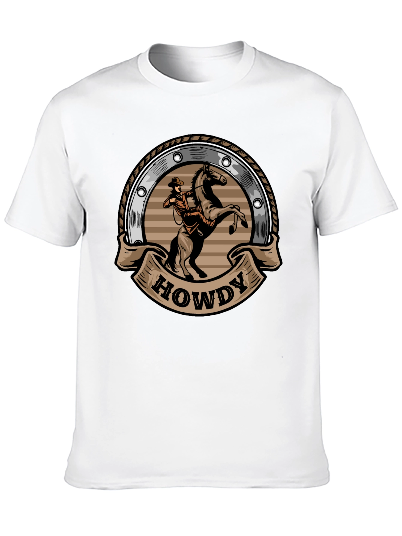 Howdy Cowboy Graphic T-Shirt