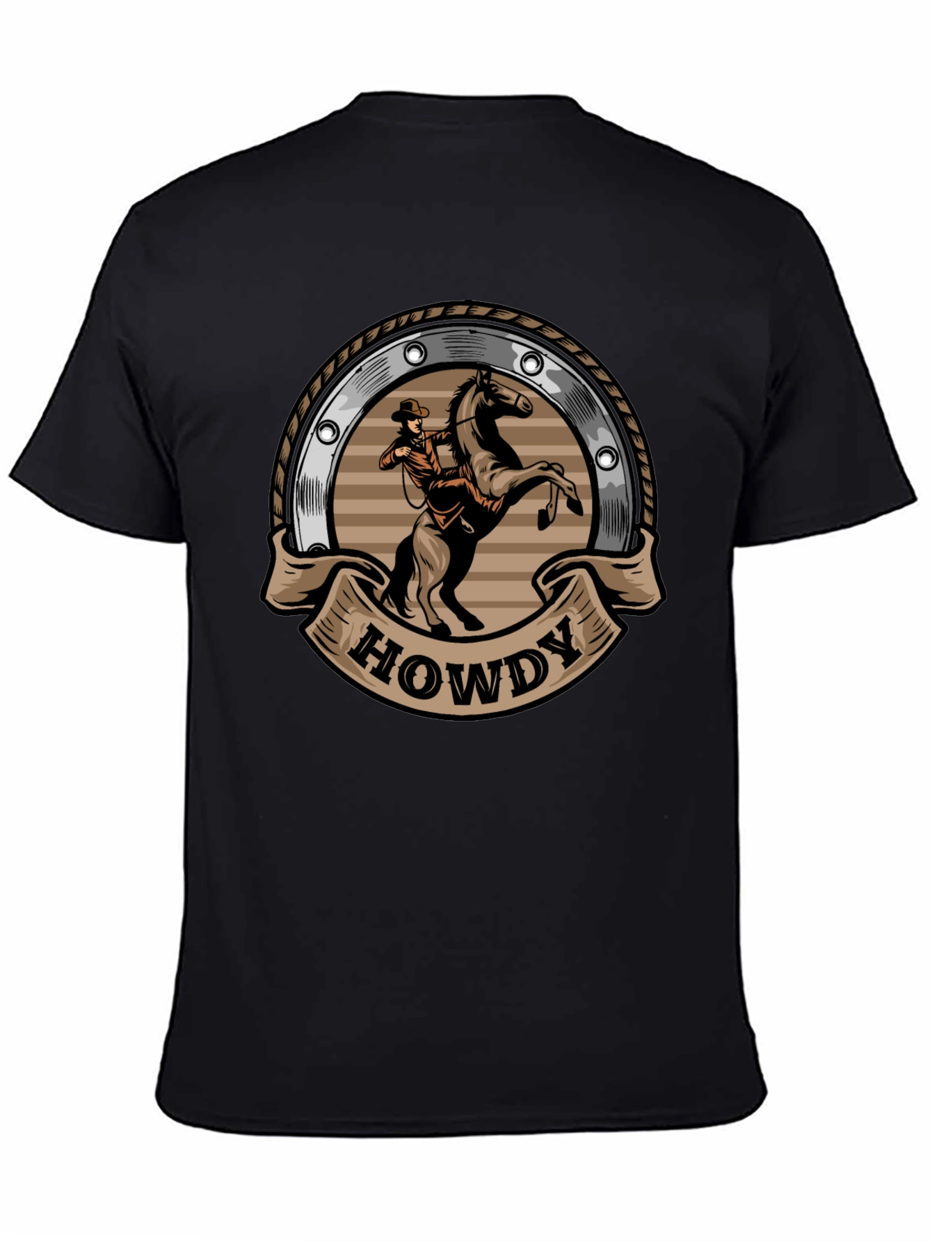 Howdy Cowboy Graphic T-Shirt