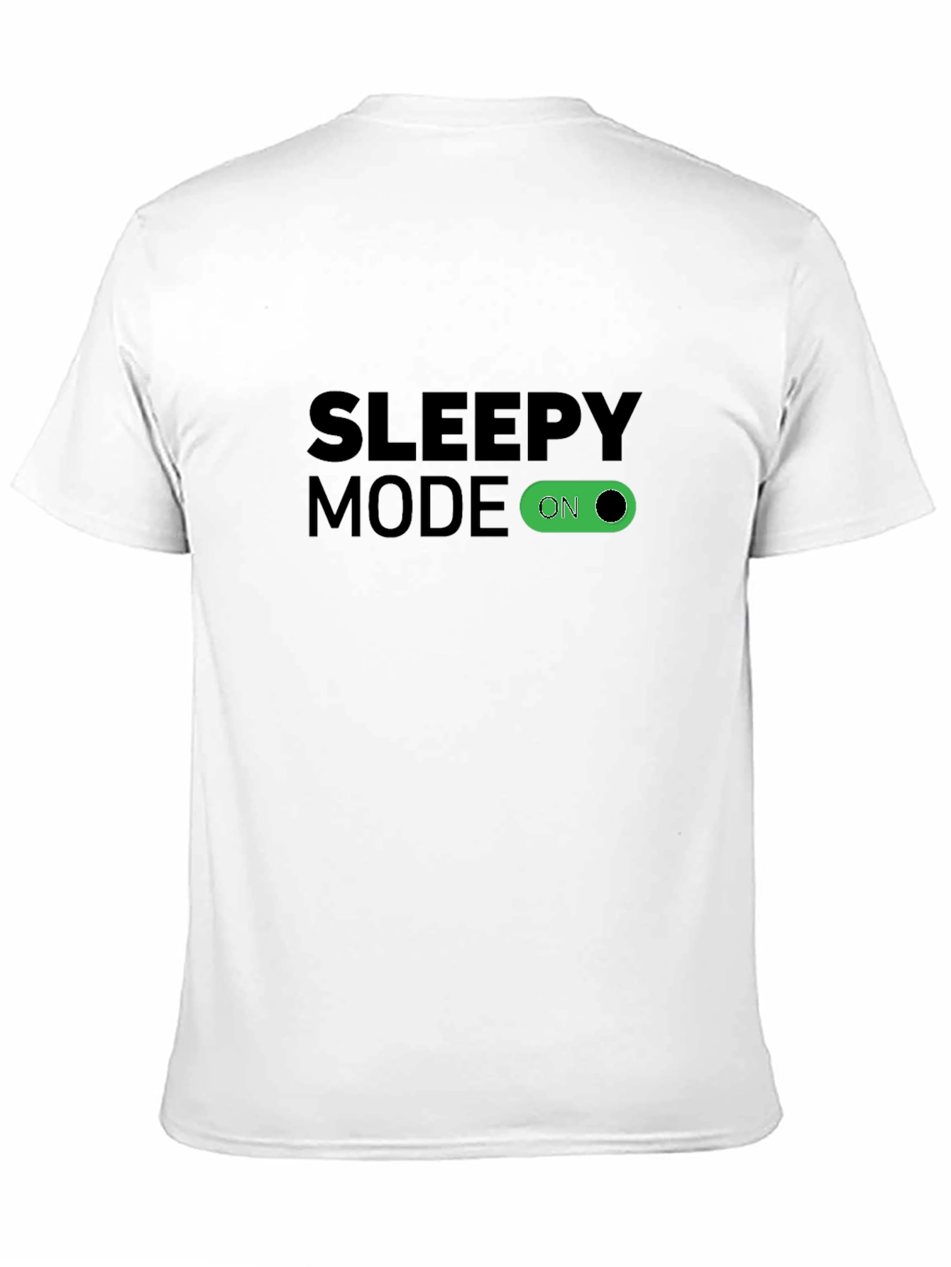 Sleepy Mode On Black T-Shirt