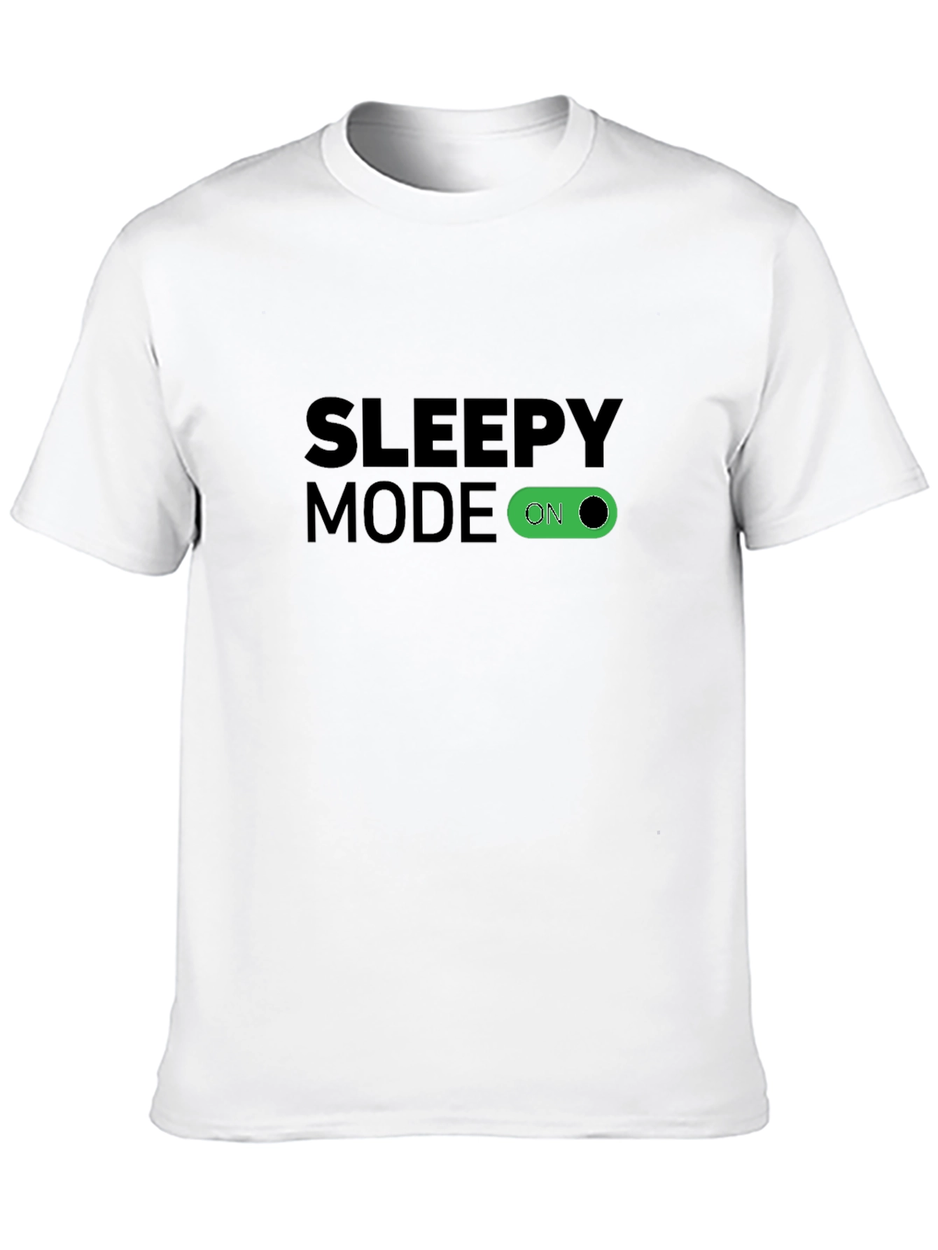 Sleepy Mode On Black T-Shirt