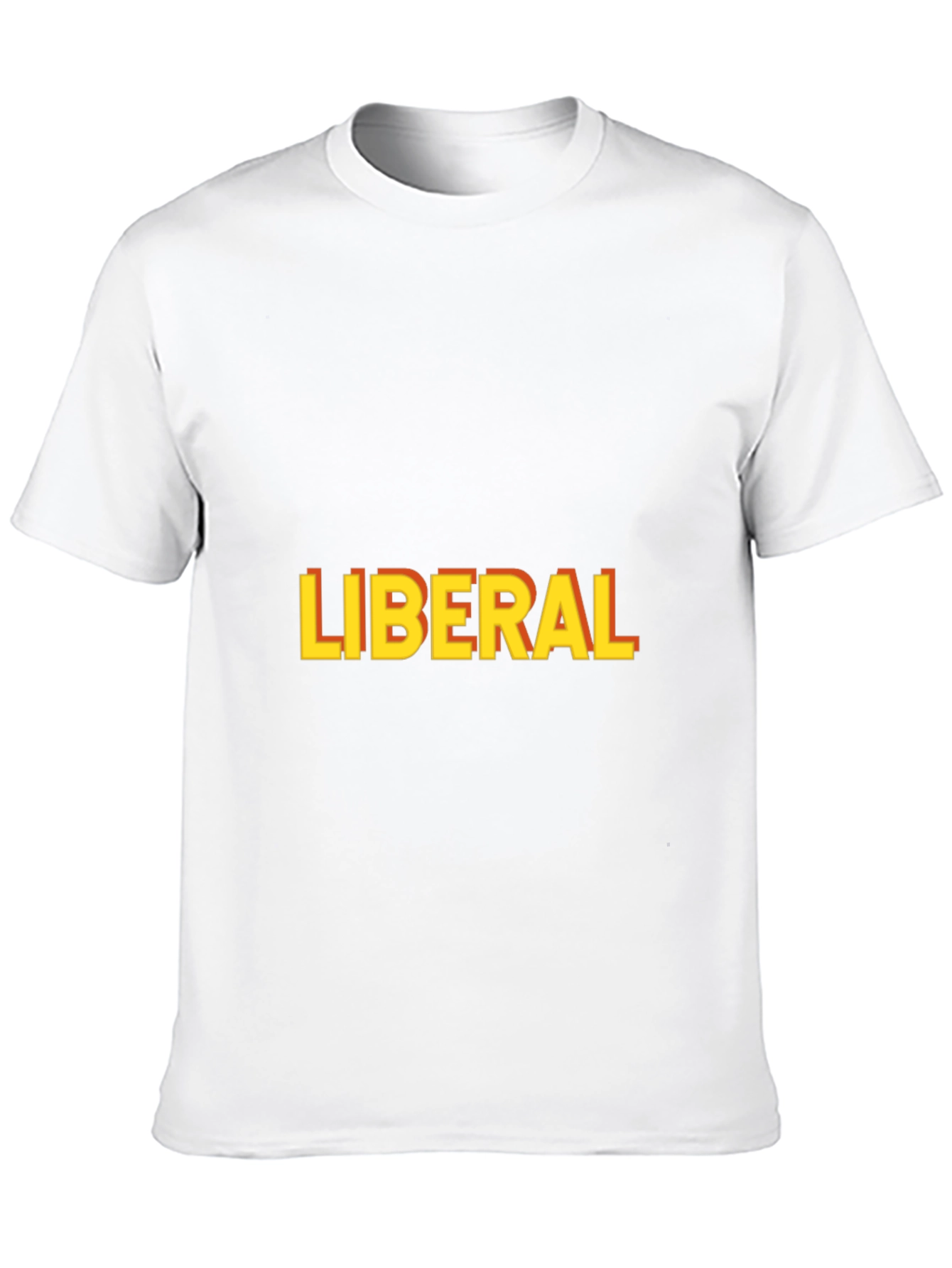 Liberal Graphic Print T-Shirt - Black