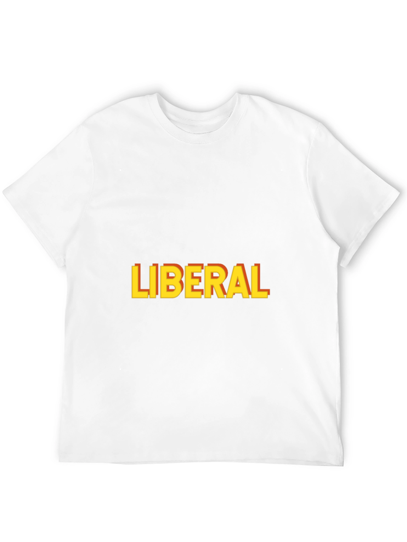 Liberal Graphic Print T-Shirt - Black