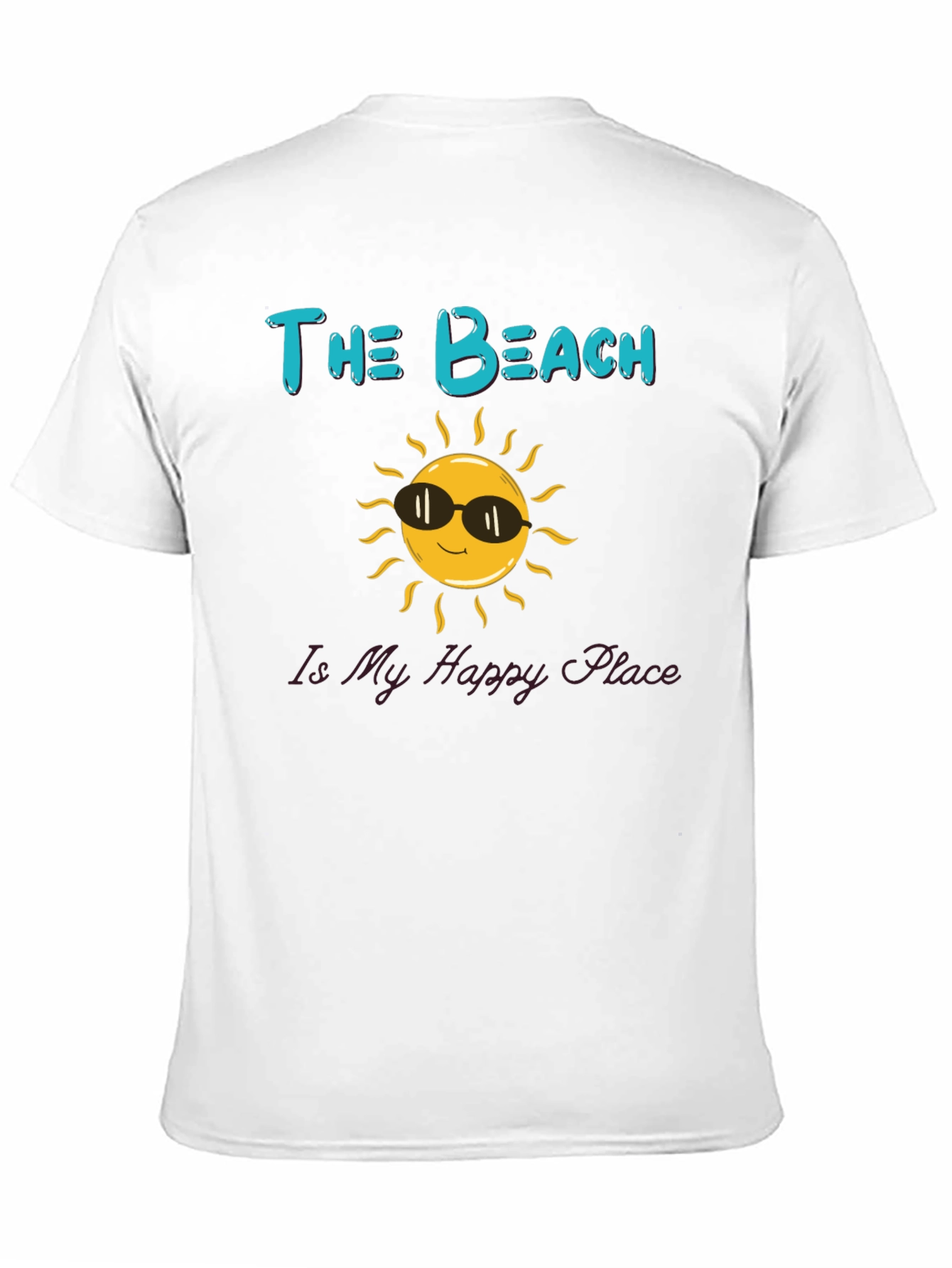 The Beach Is My Happy Place Graphic T-Shirt