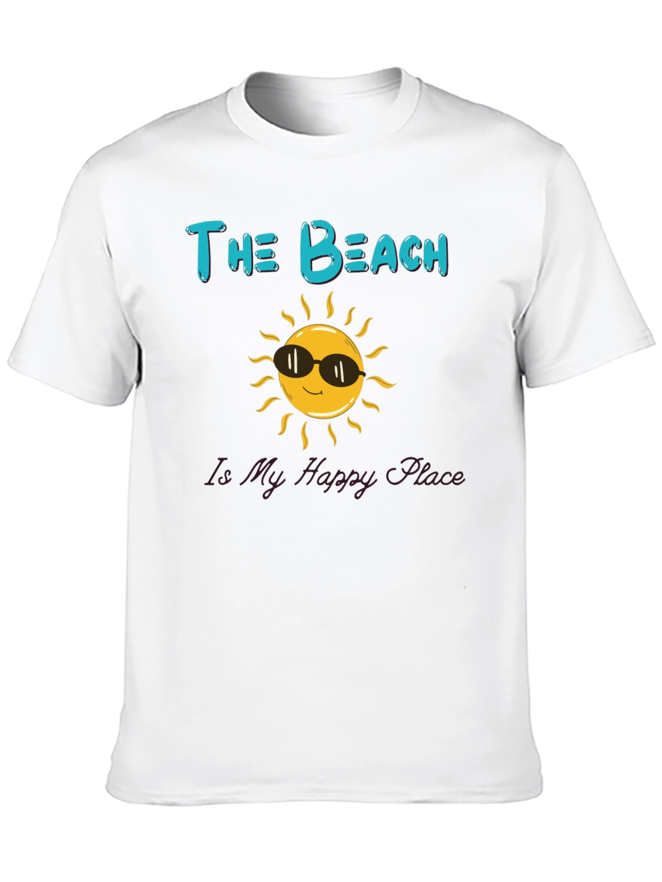 The Beach Is My Happy Place Graphic T-Shirt