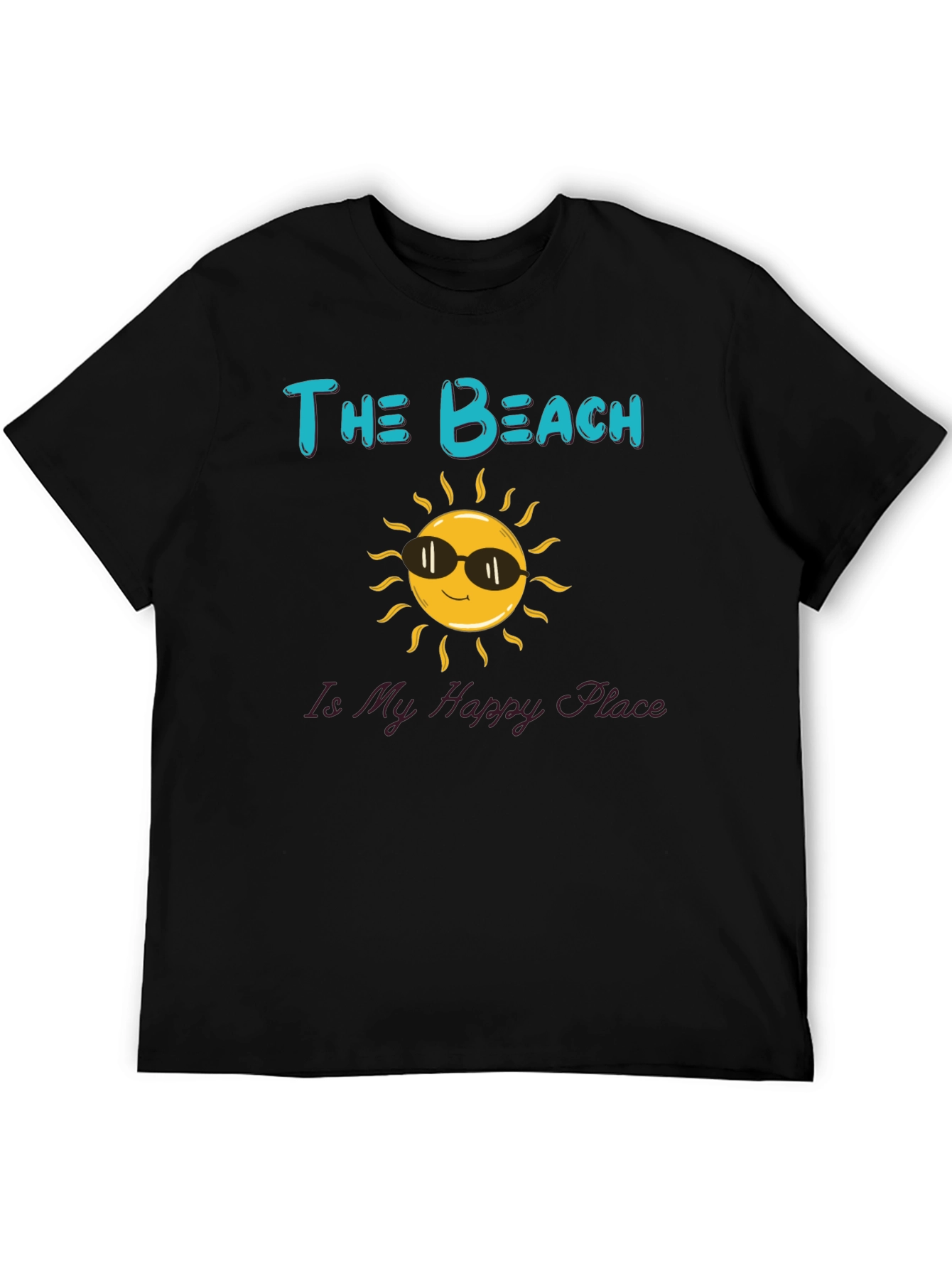The Beach Is My Happy Place Graphic T-Shirt