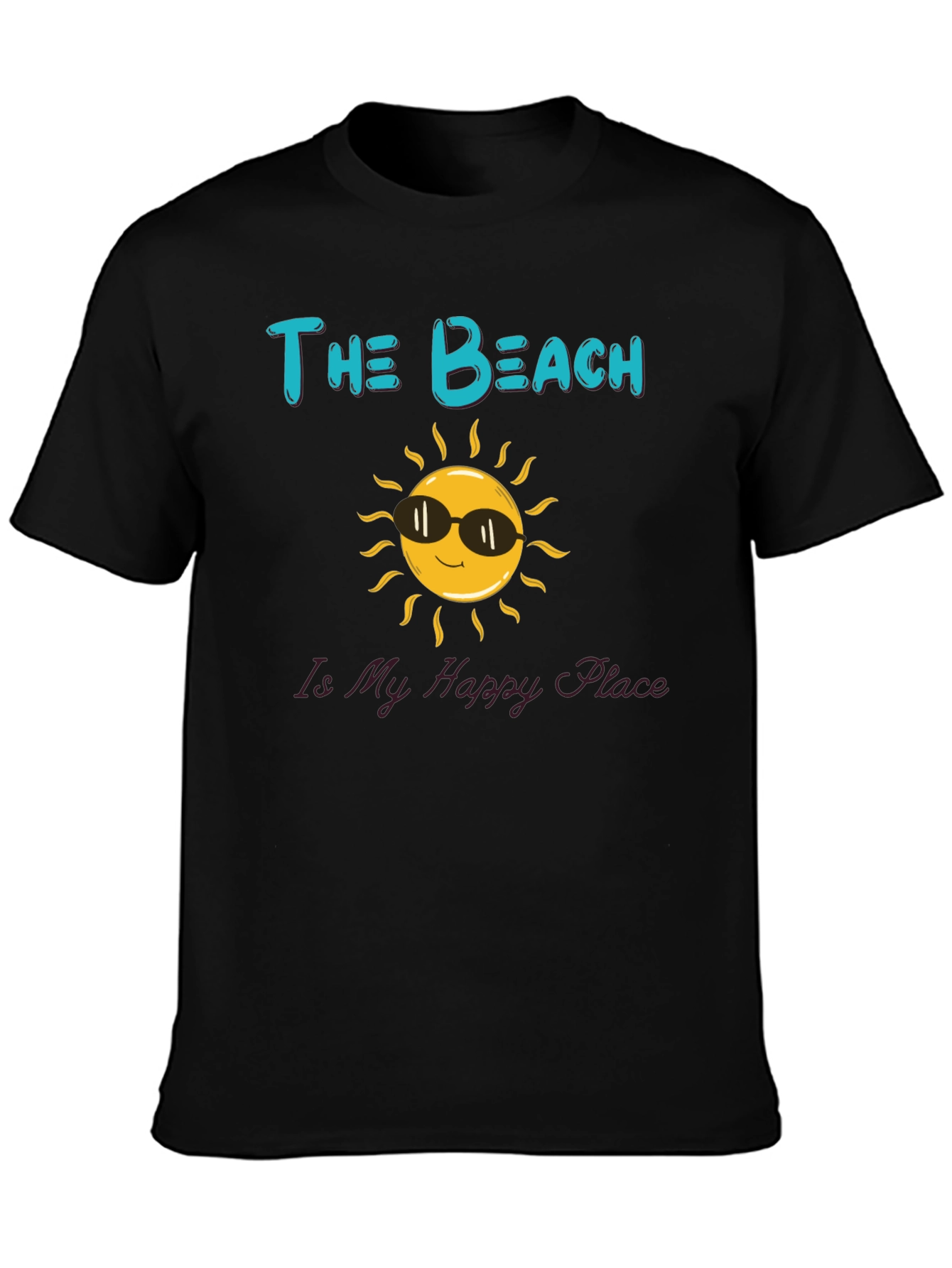 The Beach Is My Happy Place Graphic T-Shirt